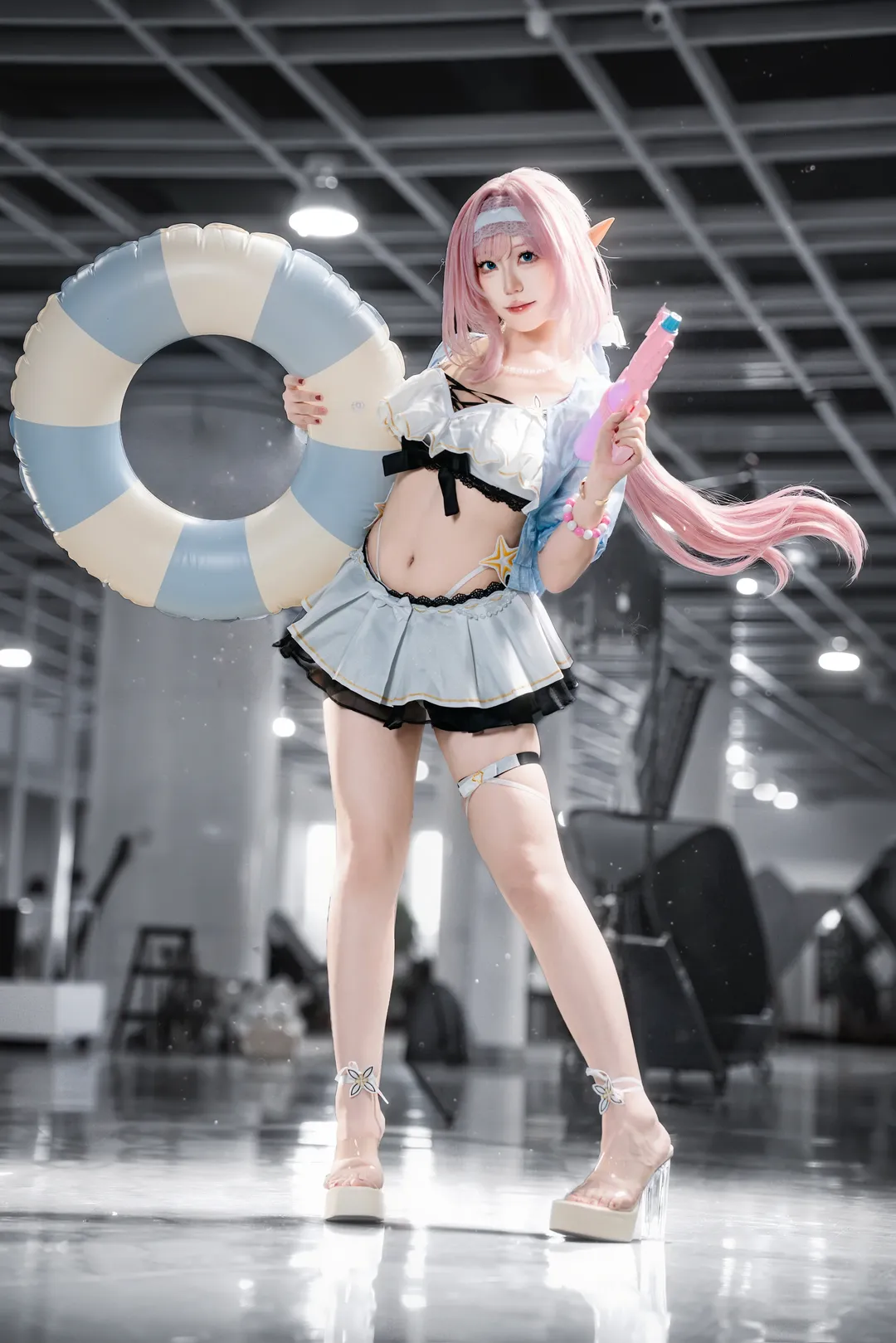 【爱莉希雅cos】崩坏3夏日妖精小姐的清凉拍摄记录 - 第 1 张