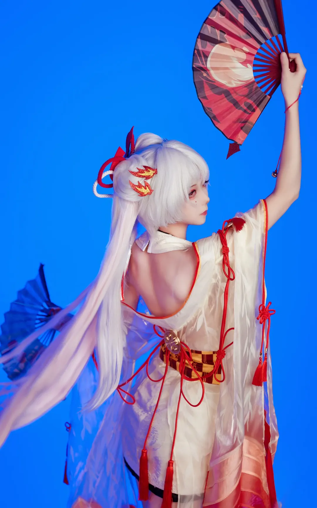 【不知火cos】阴阳师十周年，蓝色幕布下的和风之舞 - 第 2 张