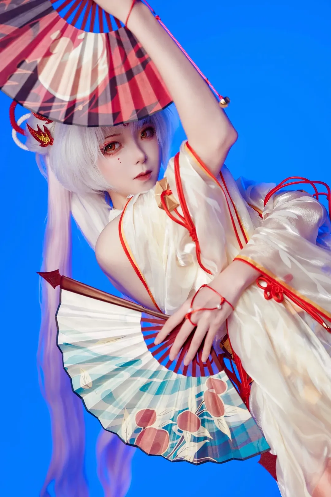 【不知火cos】阴阳师十周年，蓝色幕布下的和风之舞 - 第 3 张