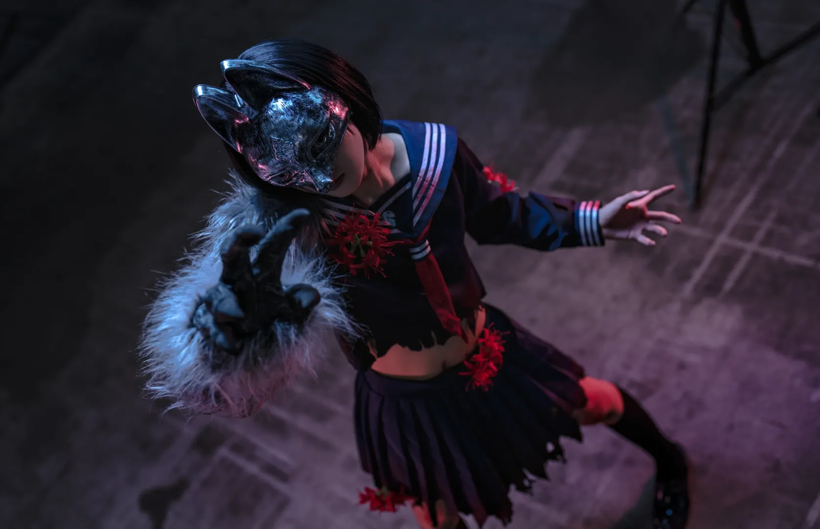 【深水稚子cos】寂静岭暗黑水手服战损造型 - 第 2 张