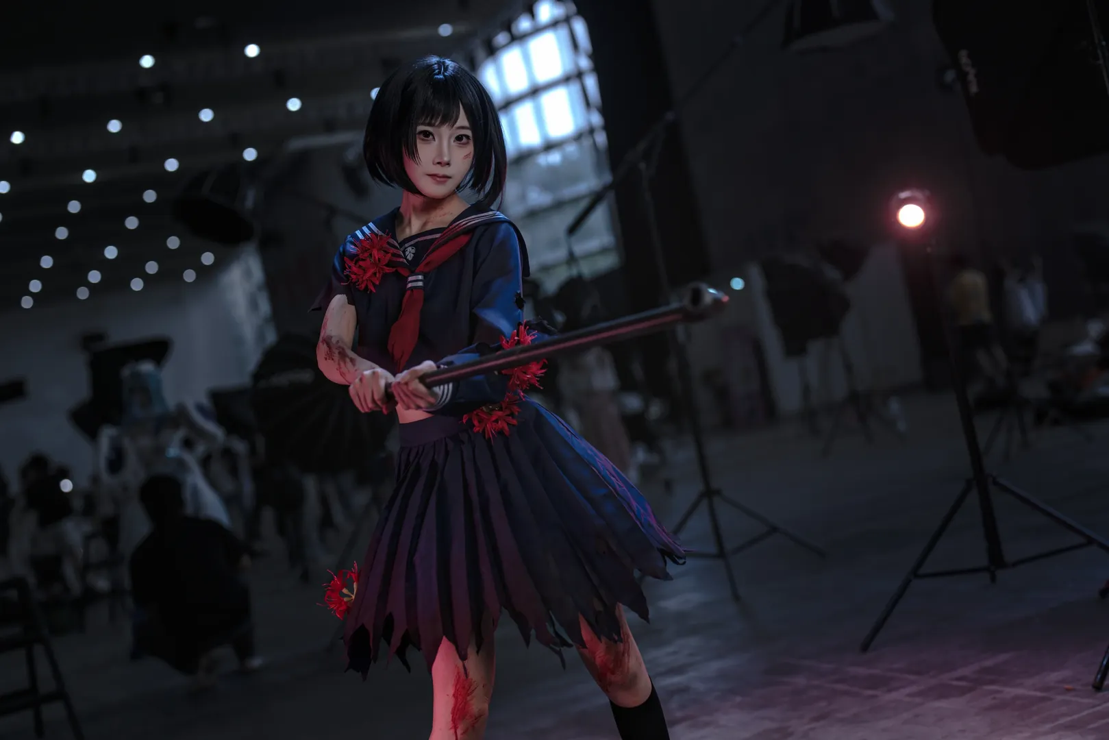【深水稚子cos】寂静岭暗黑水手服战损造型 - 第 6 张