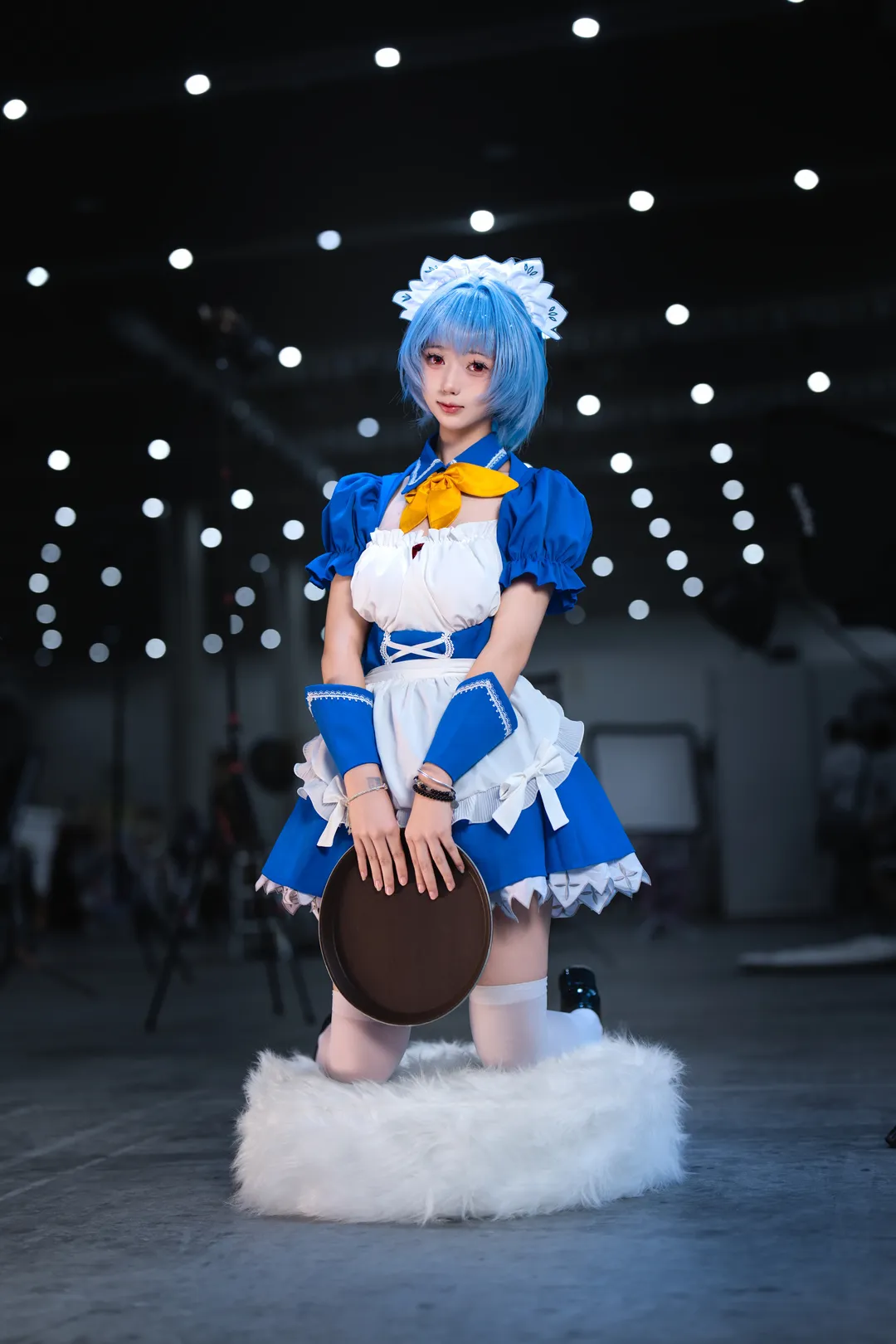 【绫波丽cos】新世纪福音战士女仆装漫展场照 - 第 3 张