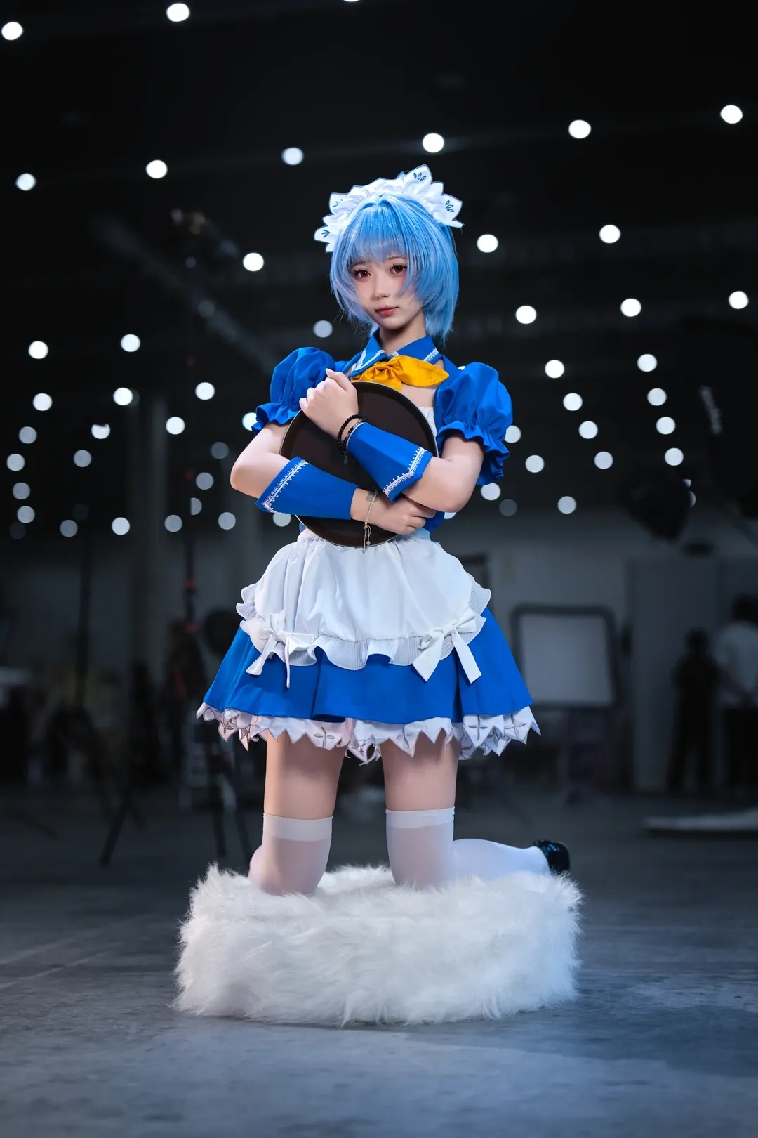 【绫波丽cos】新世纪福音战士女仆装漫展场照 - 第 4 张