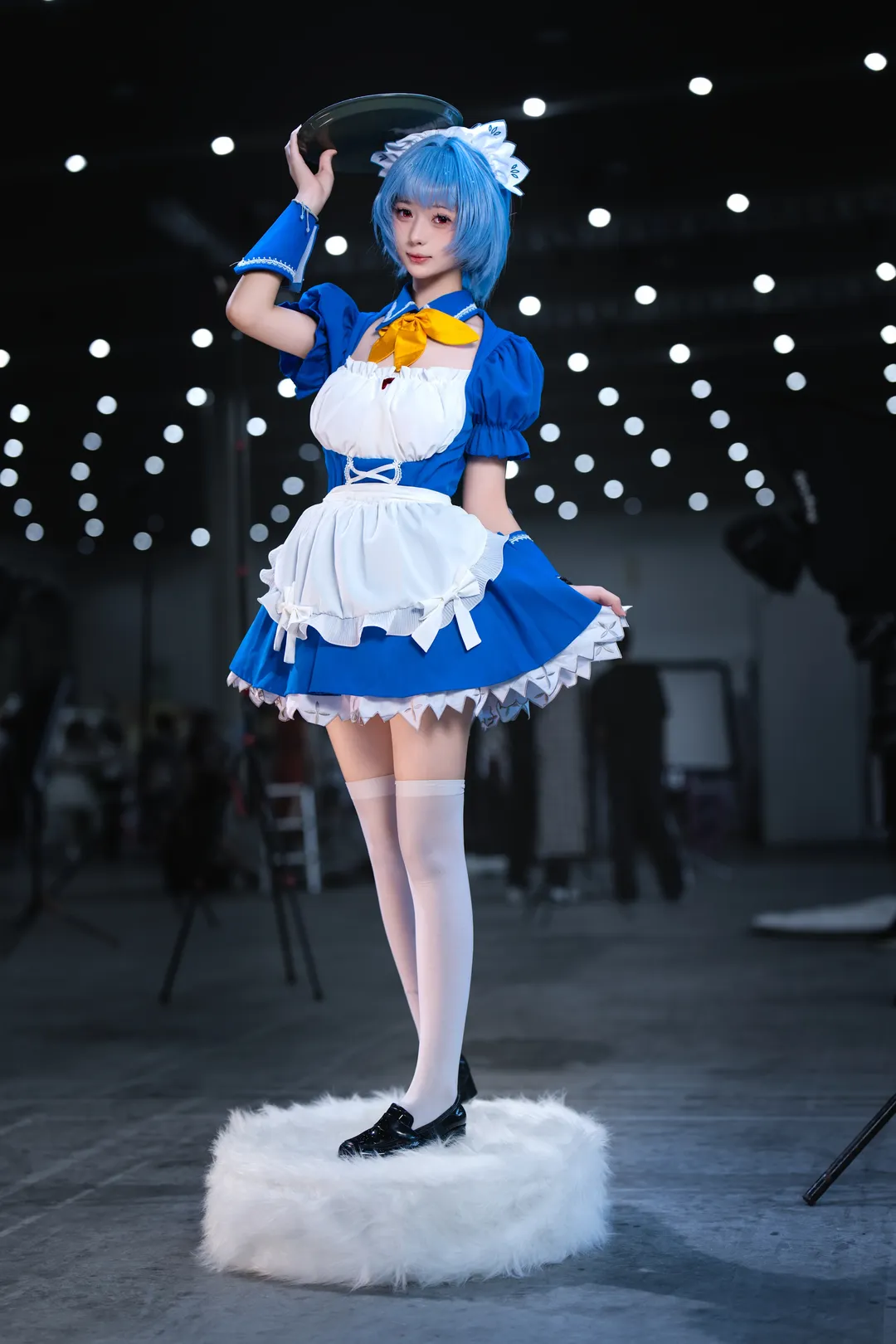 【绫波丽cos】新世纪福音战士女仆装漫展场照 - 第 7 张
