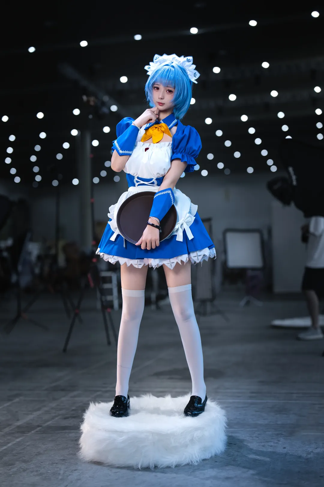 【绫波丽cos】新世纪福音战士女仆装漫展场照 - 第 9 张