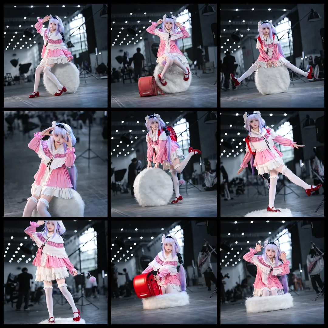 【康娜cos】小林家的龍女僕康娜，白絲與紅皮鞋的場照記錄 - 第 1 張