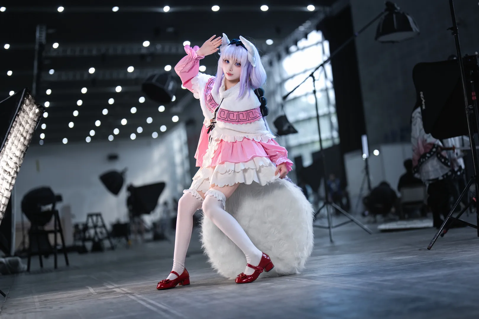 【康娜cos】小林家的龍女僕康娜，白絲與紅皮鞋的場照記錄 - 第 2 張