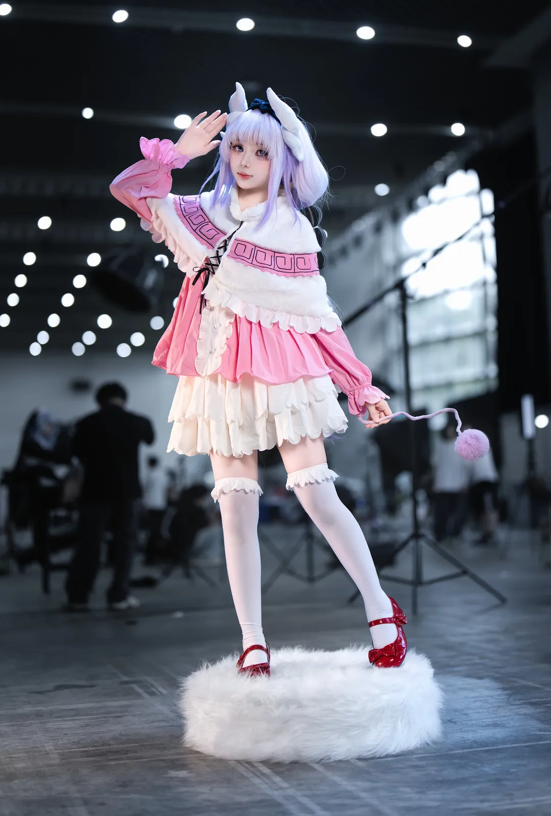 【康娜cos】小林家的龍女僕康娜，白絲與紅皮鞋的場照記錄 - 第 8 張