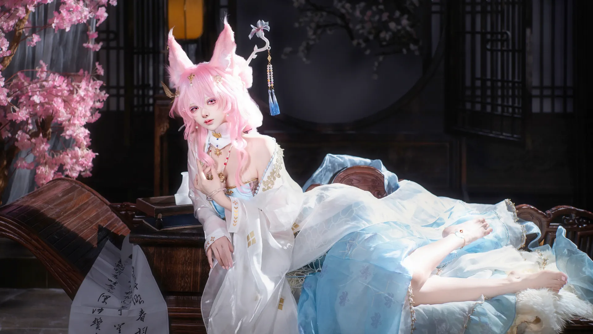 【鸿雪cos】明日方舟古风庭院拍摄记录 - 第 3 张