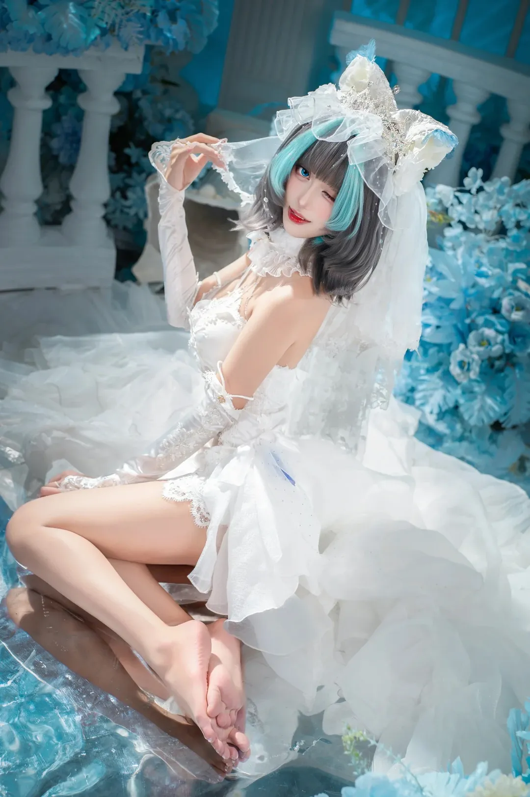 【柴郡cos】碧藍航線：藍白交織的水光夢幻 - 第 1 張