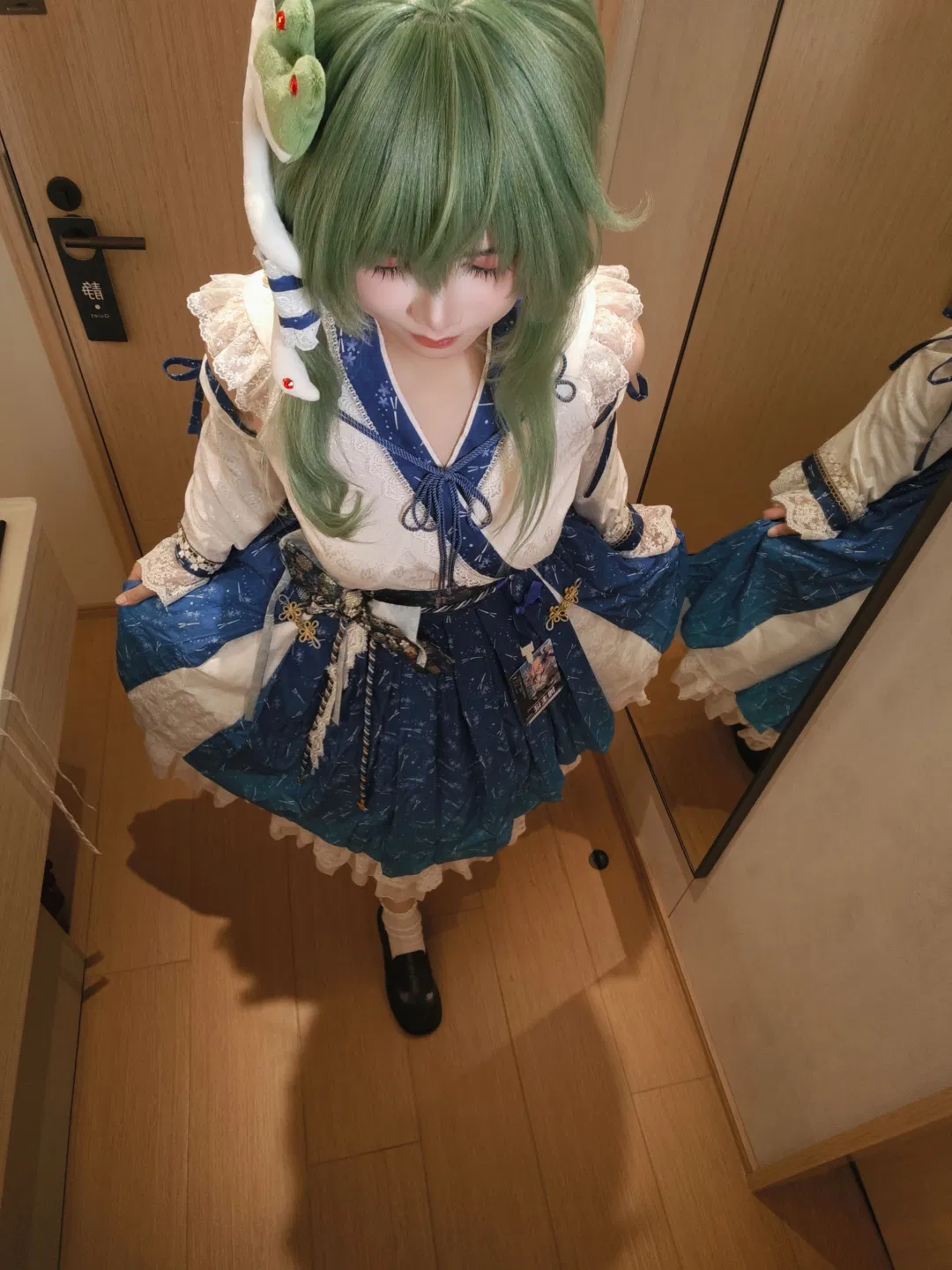 【东风谷早苗cos】东方project的温柔风，男生也能驾驭人妻感 - 第 3 张