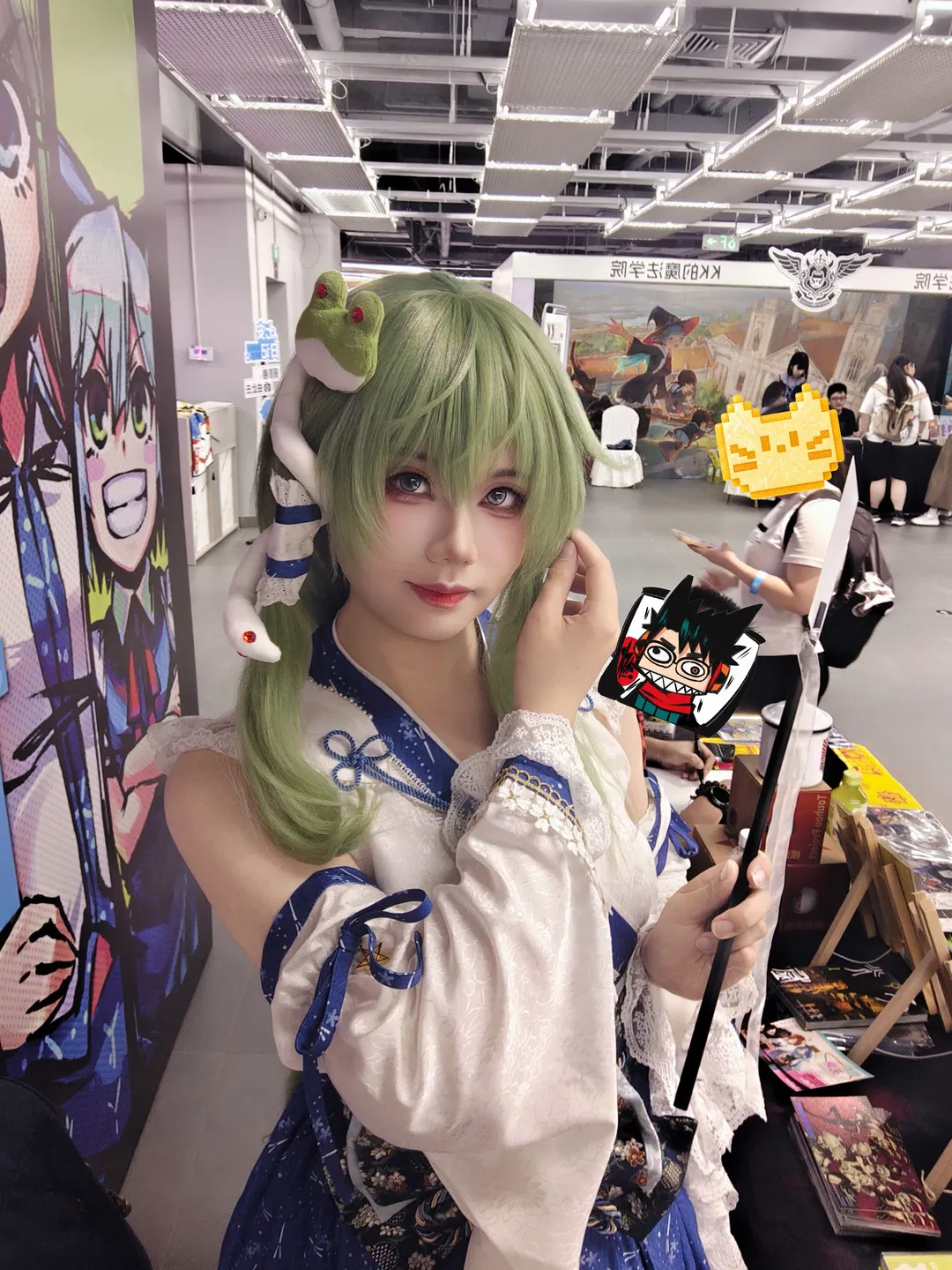【東風谷早苗cos】東方project的巫女打工日常 - 第 1 張