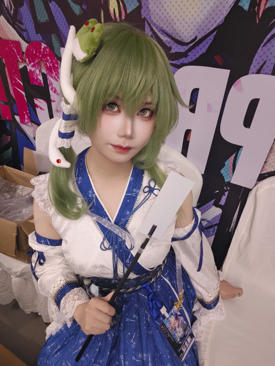【東風谷早苗cos】東方project的巫女打工日常 - 第 7 張
