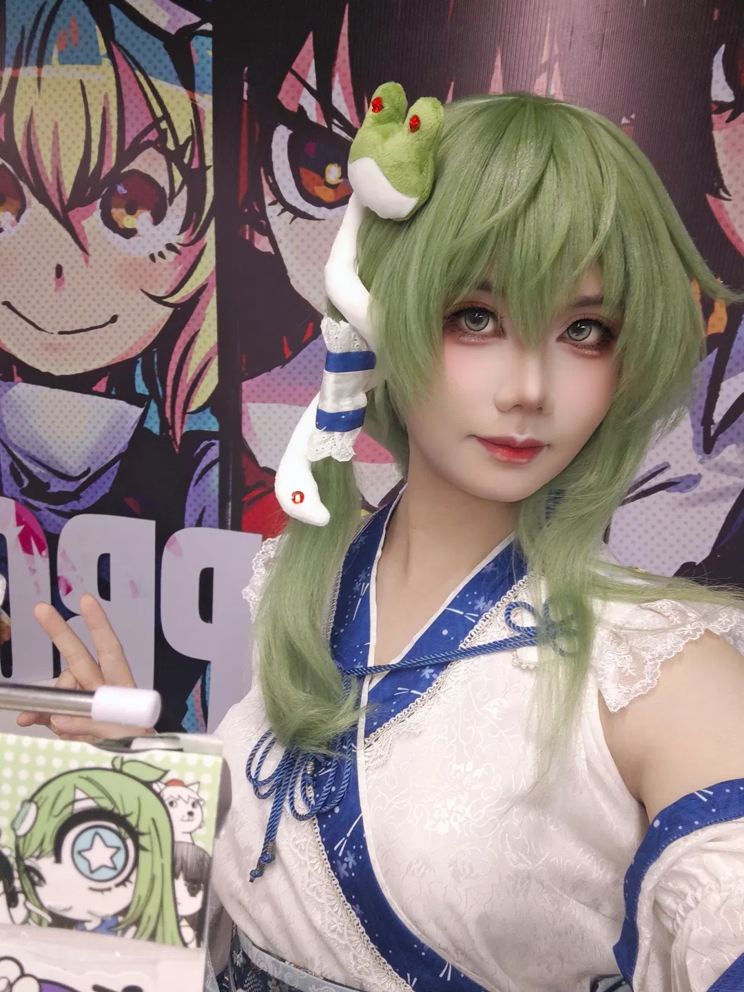 【東風谷早苗cos】東方project的巫女打工日常 - 第 8 張
