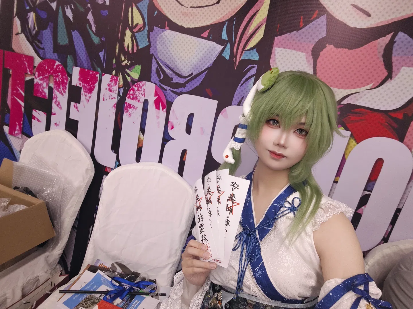 【東風谷早苗cos】東方project的巫女打工日常 - 第 9 張