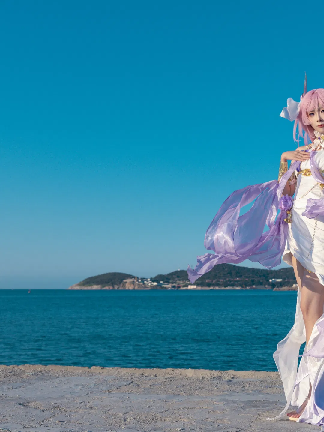 【爱莉希雅cos】崩坏三花铃律曲海边拍摄记录 - 第 2 张
