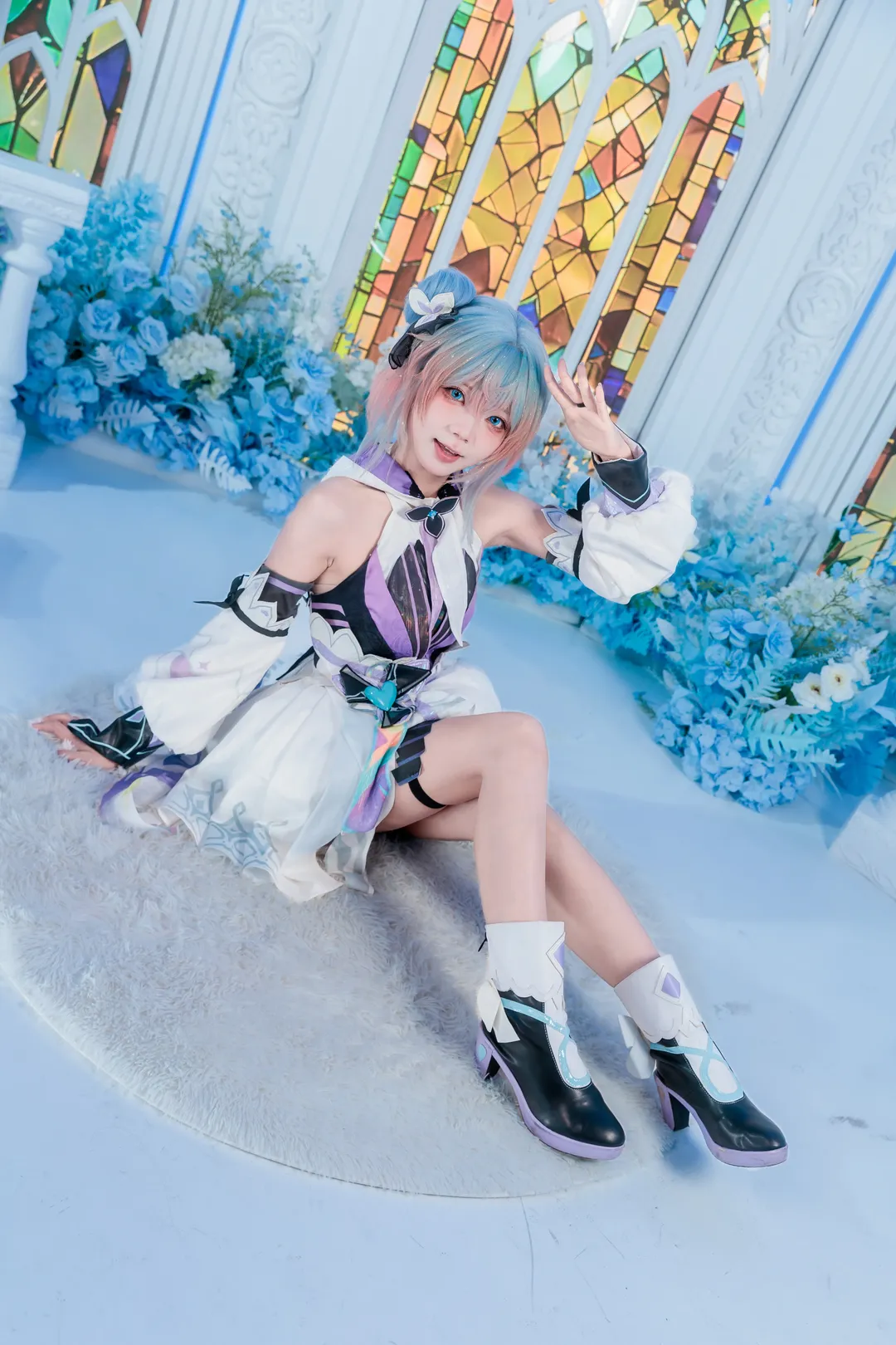 【小喬cos】王者榮耀時之魔女，琉璃窗下的魔法拍攝 - 第 2 張