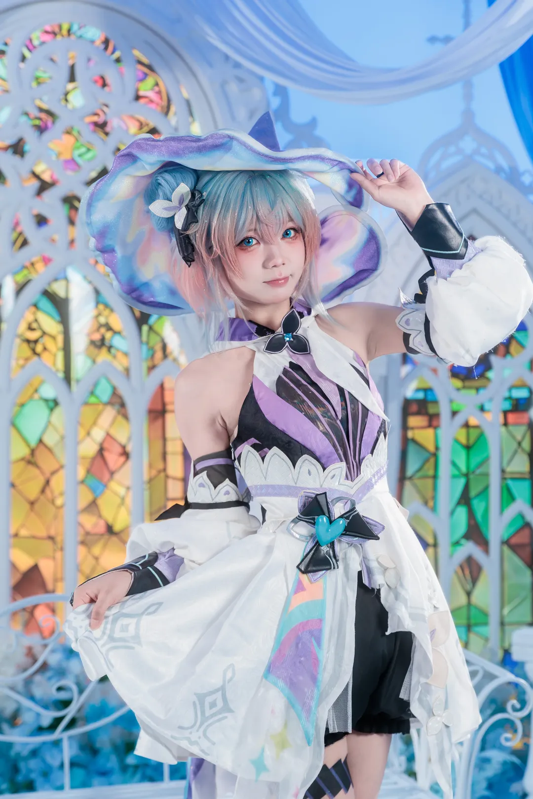 【小喬cos】王者榮耀時之魔女，琉璃窗下的魔法拍攝 - 第 4 張