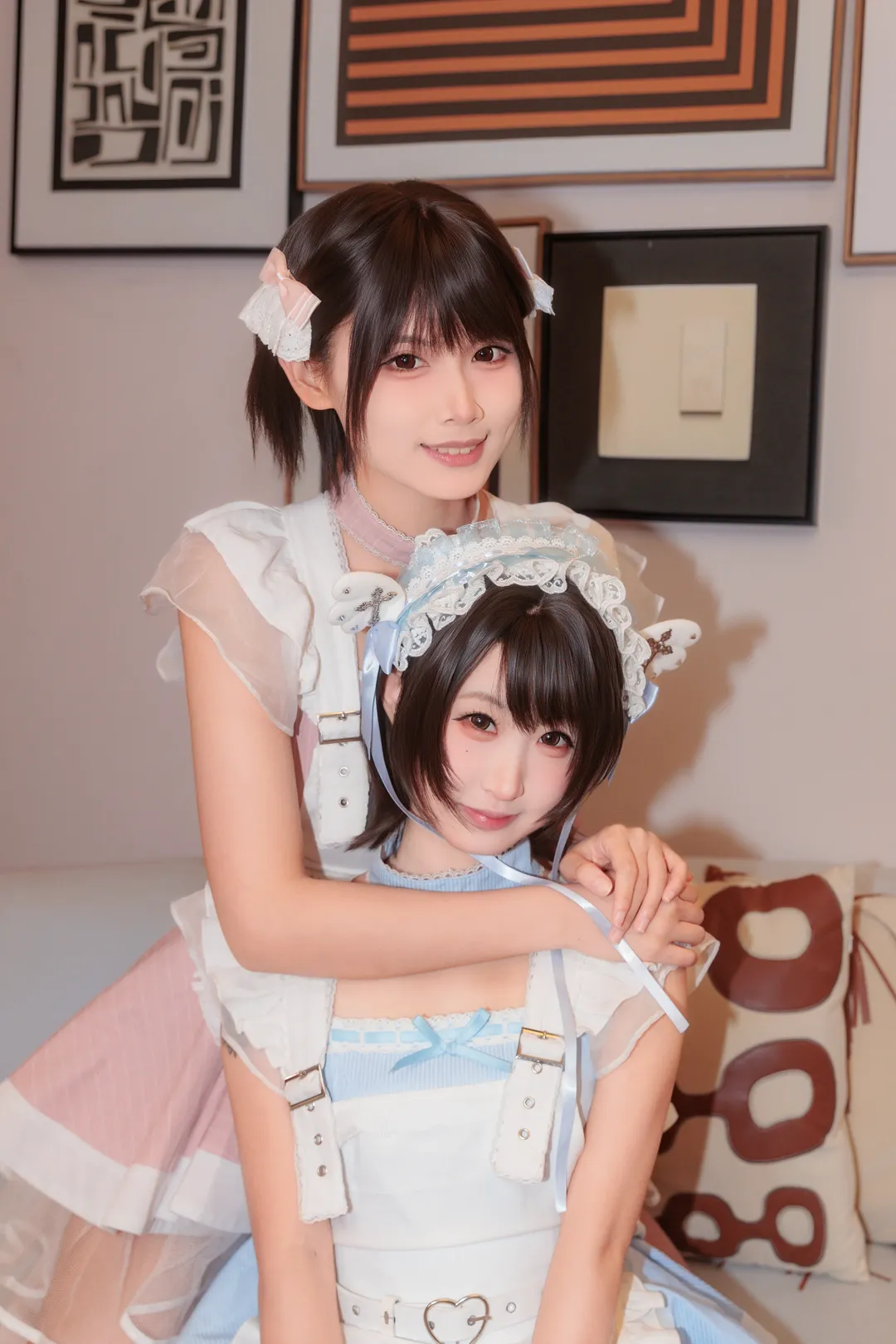 双倍甜妹女仆装居家写真记录 - 第 3 张