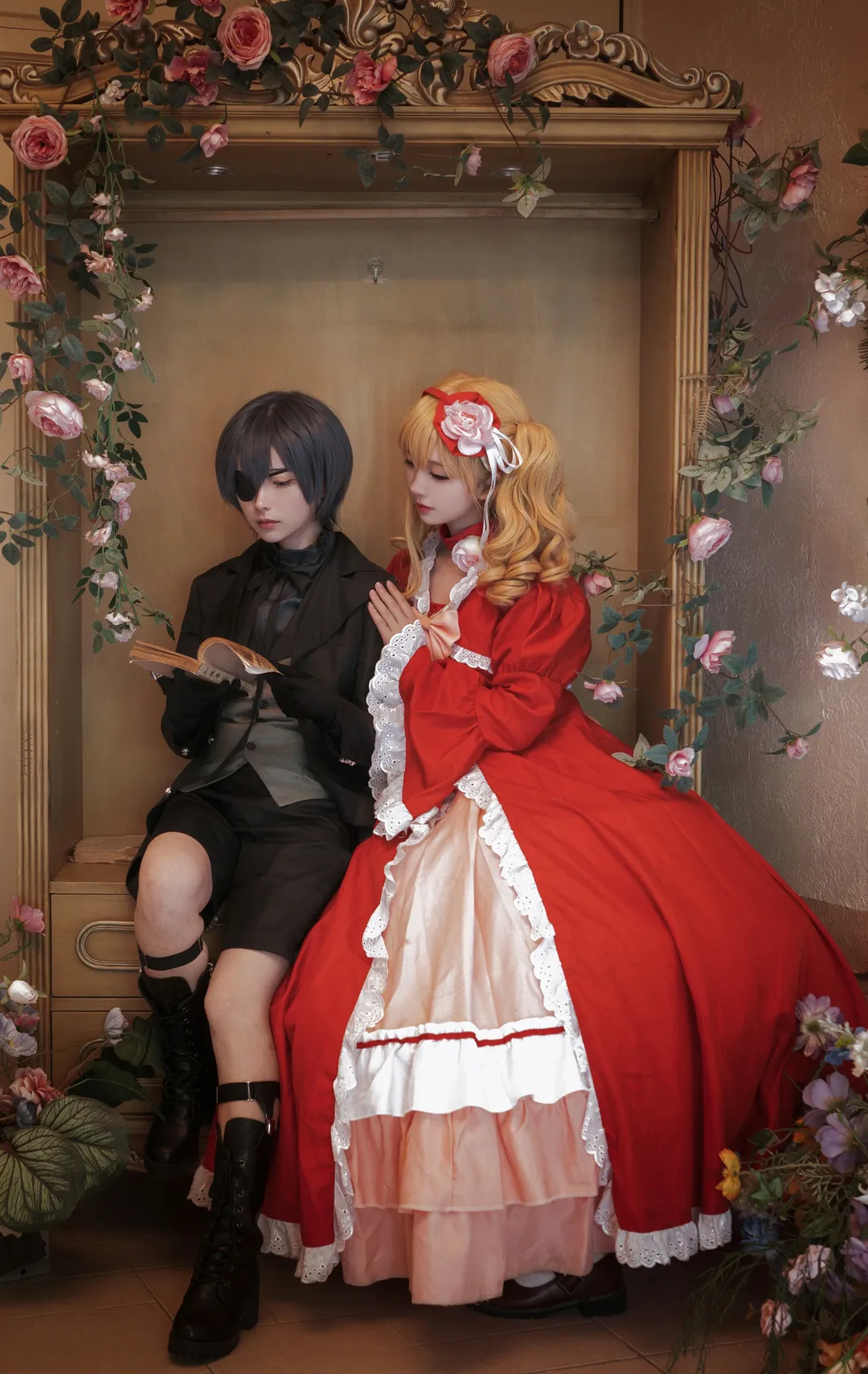 【夏尔伊丽莎白cos】黑执事复古庄园写真 - 第 1 张