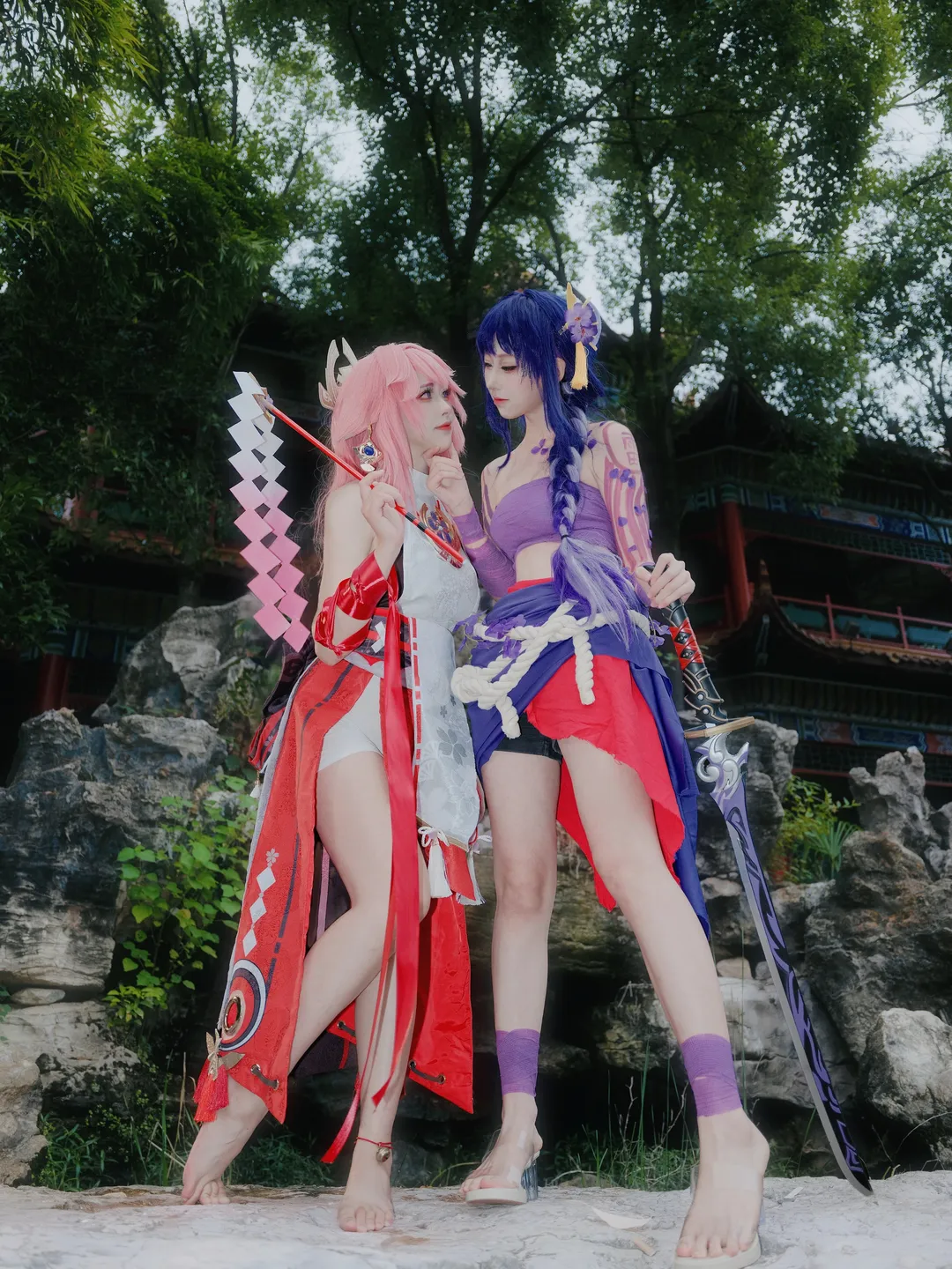 【雷電將軍cos】稻妻的雷光與櫻花，定格在鏡頭裡的共鳴