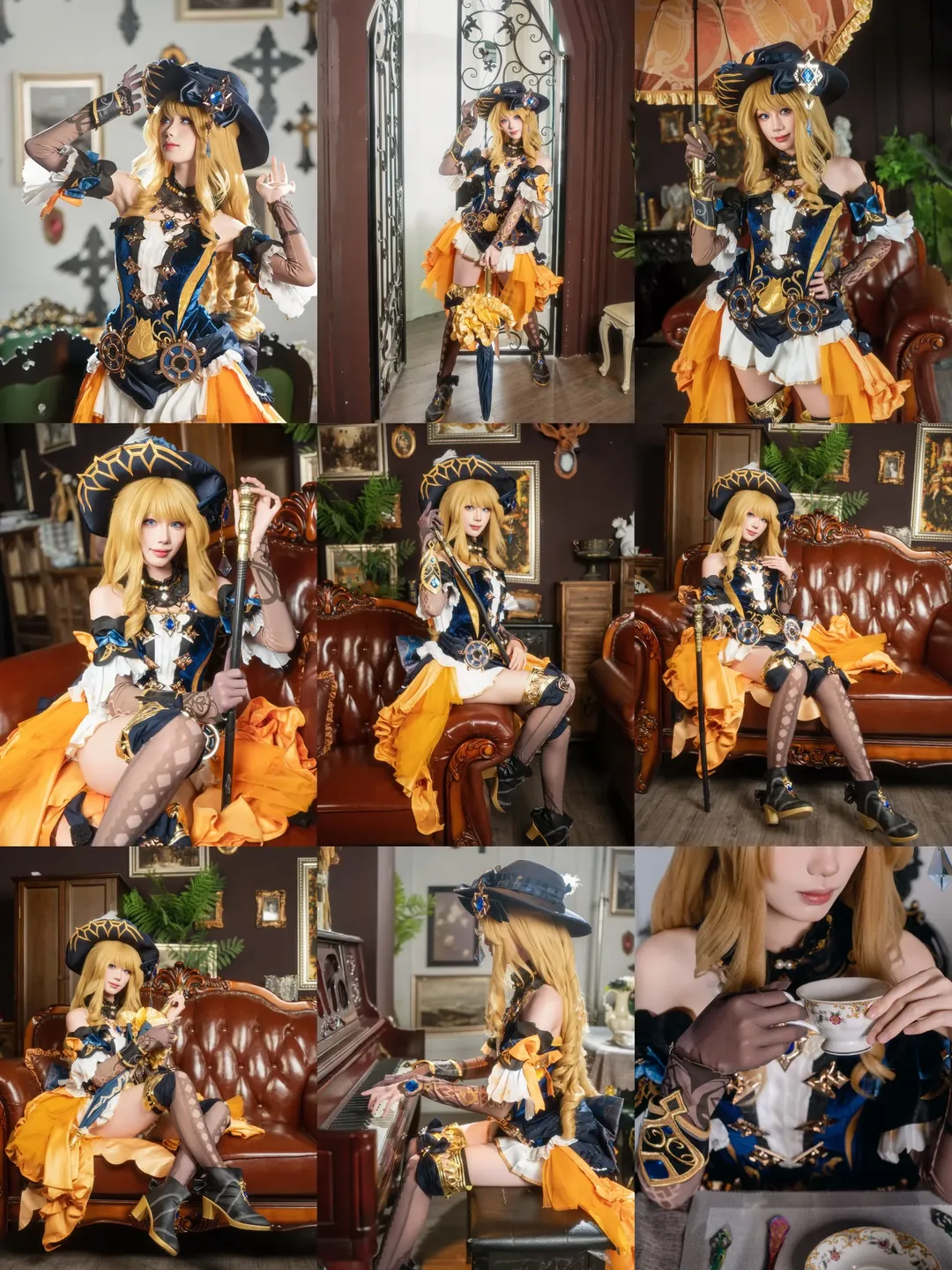 【娜維婭cos】原神大小姐的復古莊園邀約 - 第 1 張