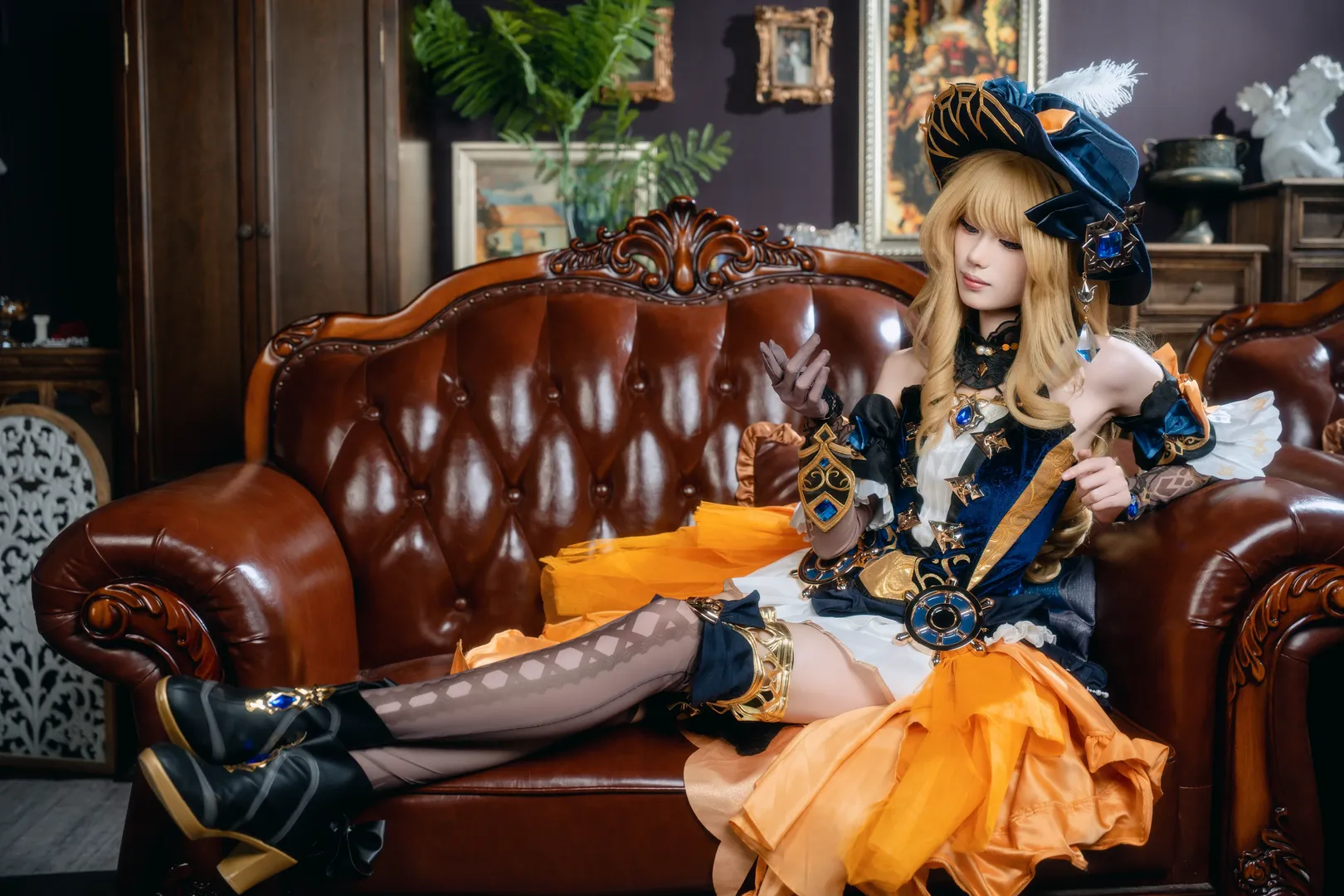 【娜維婭cos】原神大小姐的復古莊園邀約 - 第 4 張