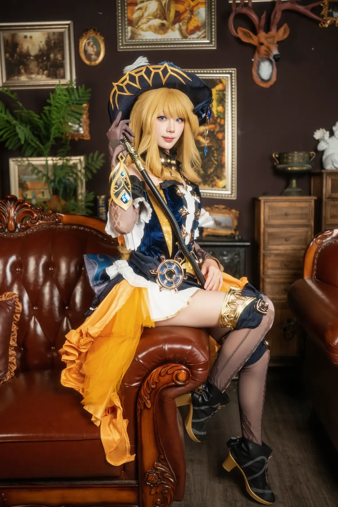 【娜維婭cos】原神大小姐的復古莊園邀約 - 第 6 張