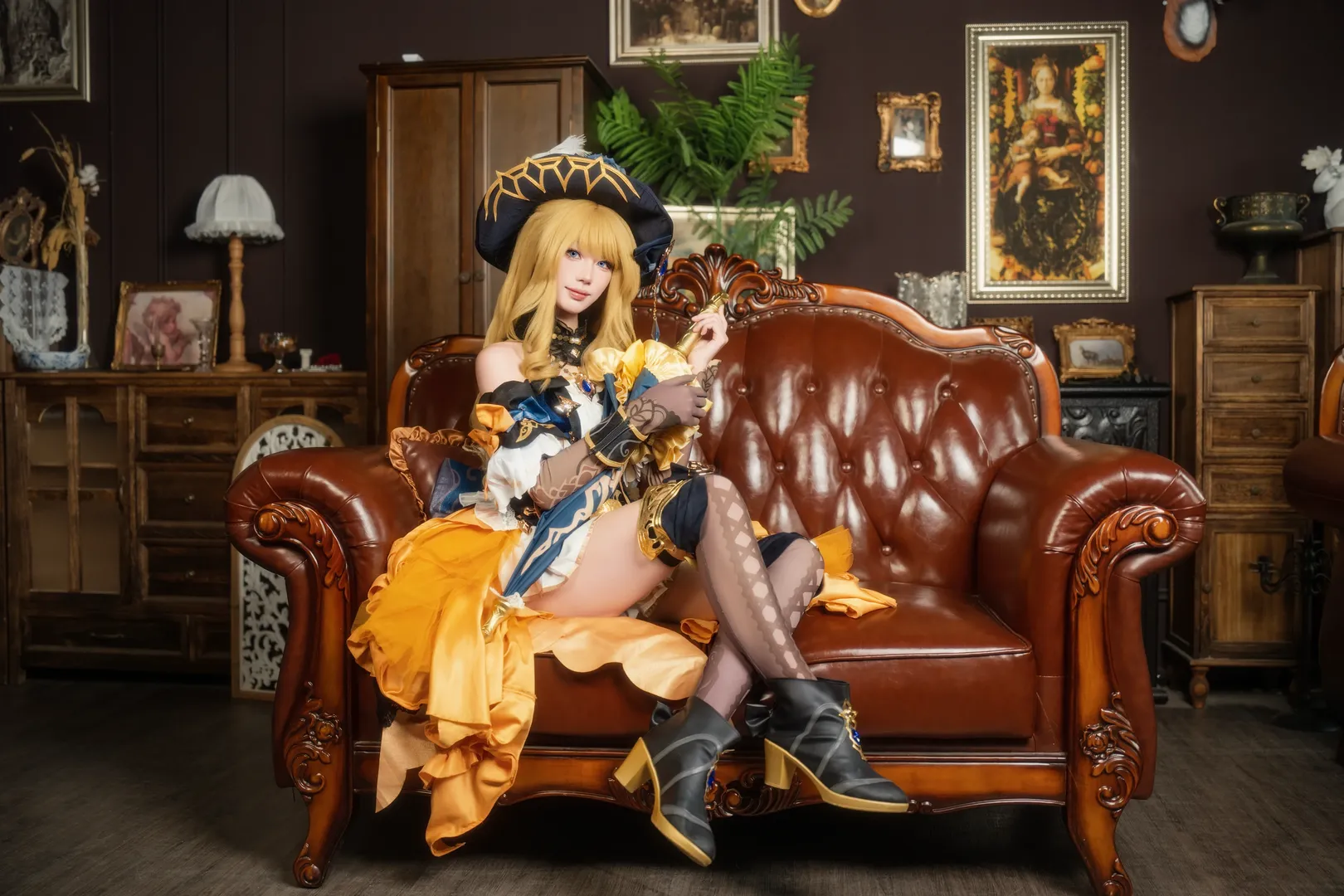 【娜維婭cos】原神大小姐的復古莊園邀約 - 第 8 張
