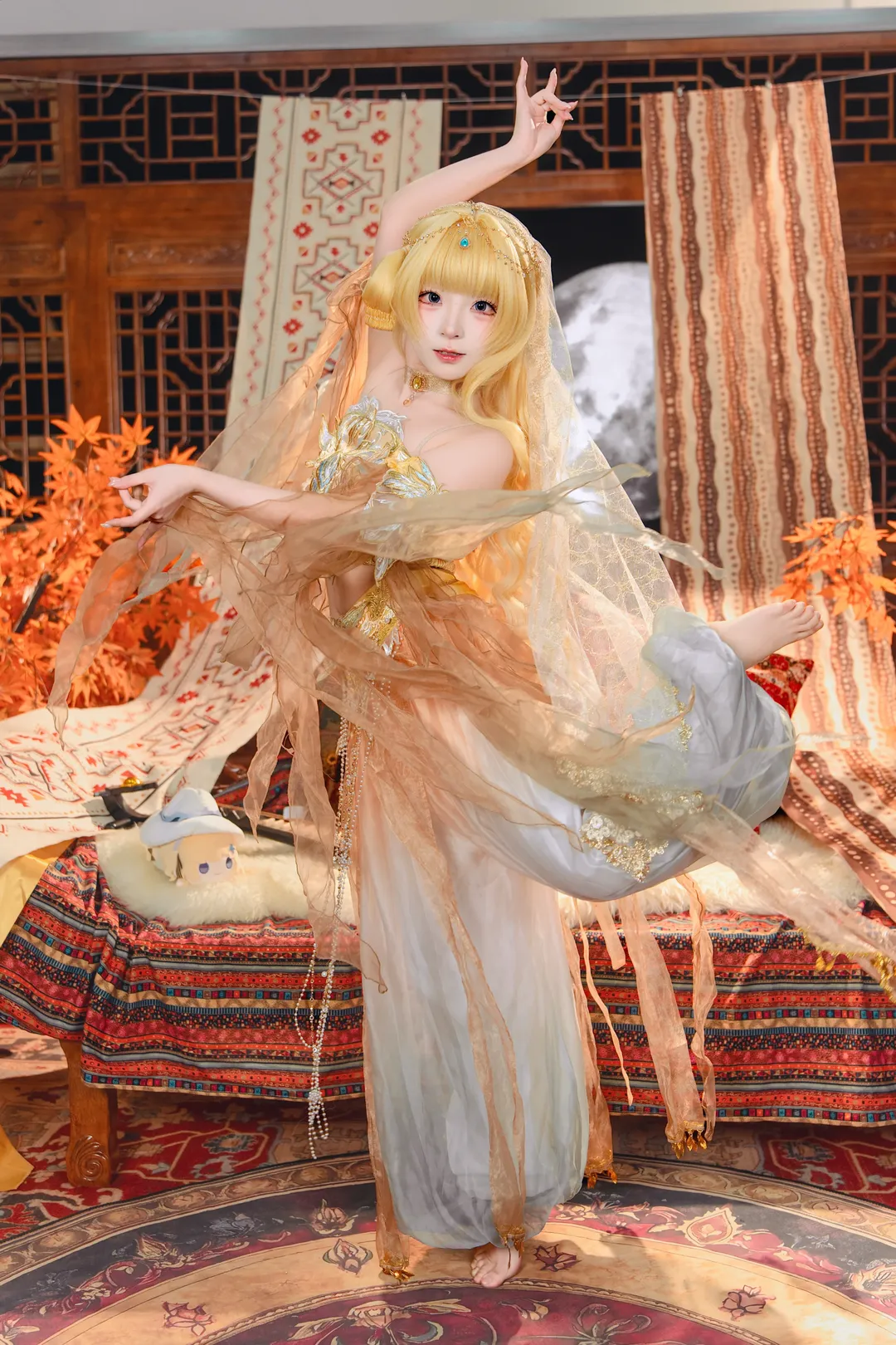 【菲比cos】鸣朝敦煌风私设，异域风情绝美演绎 - 第 4 张