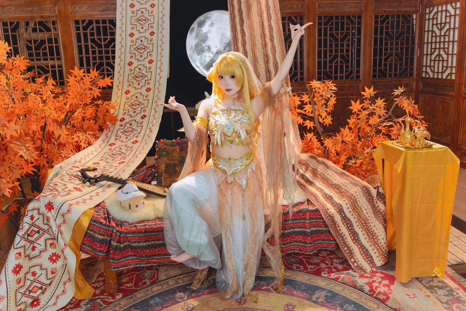 【菲比cos】鸣朝敦煌风私设，异域风情绝美演绎 - 第 5 张
