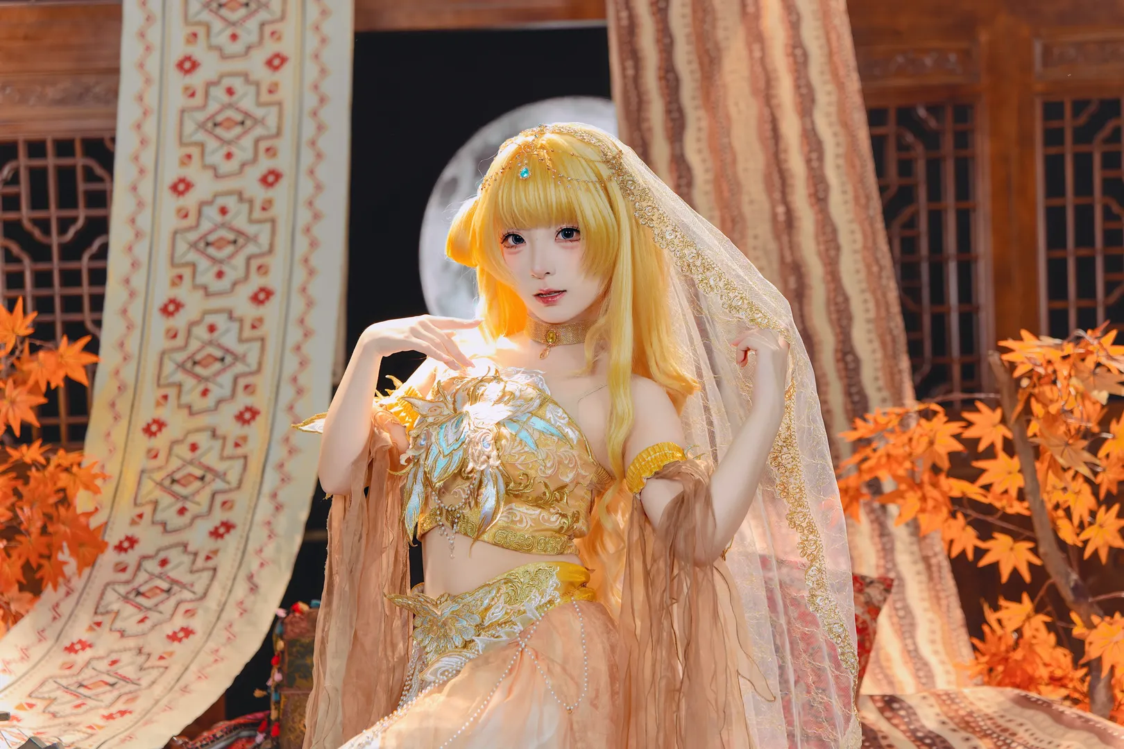 【菲比cos】鸣朝敦煌风私设，异域风情绝美演绎 - 第 6 张