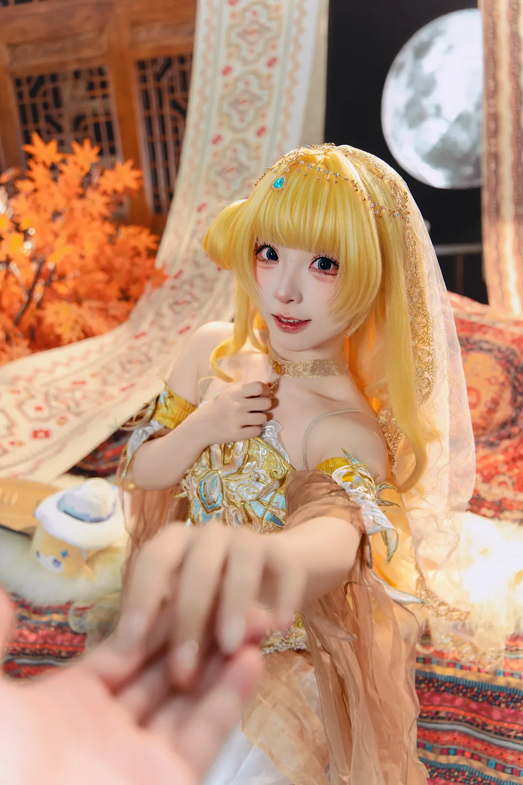【菲比cos】鸣朝敦煌风私设，异域风情绝美演绎 - 第 9 张