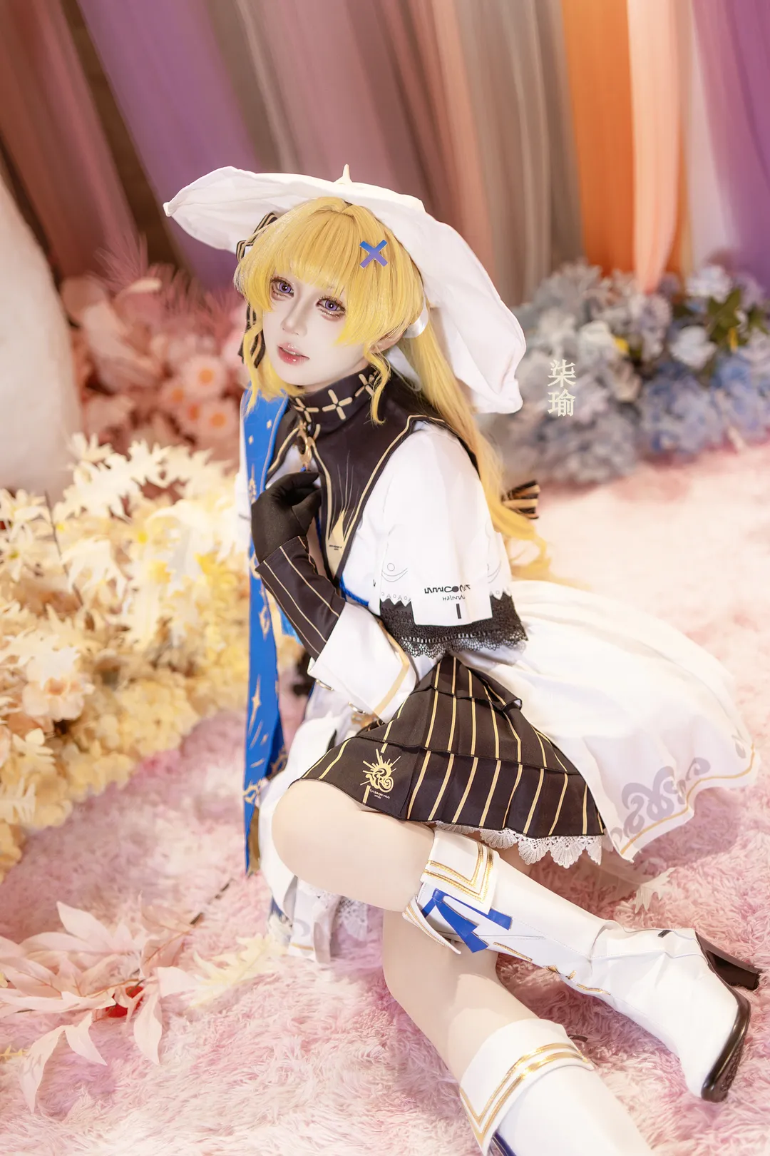 【菲比cos】鳴潮菲比，花海中的白裙魔法使 - 第 5 張