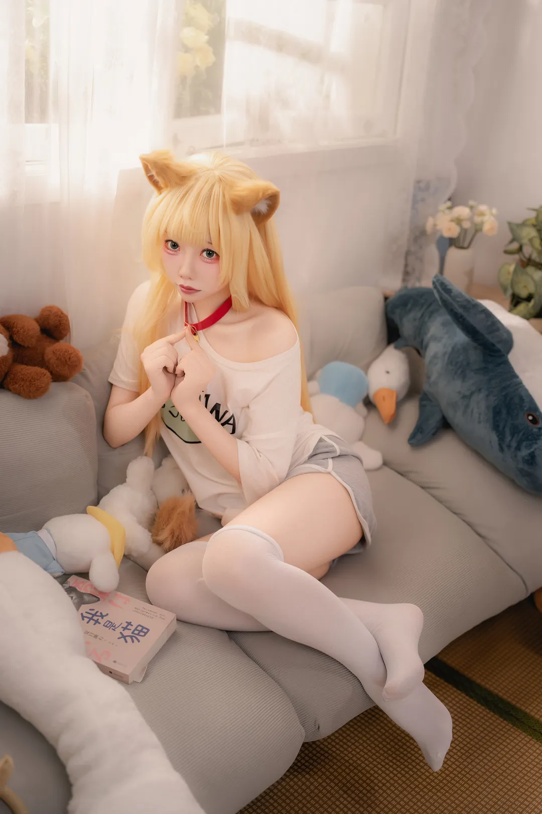居家猫娘cos记录，拥抱慵懒的午后阳光 - 第 9 张
