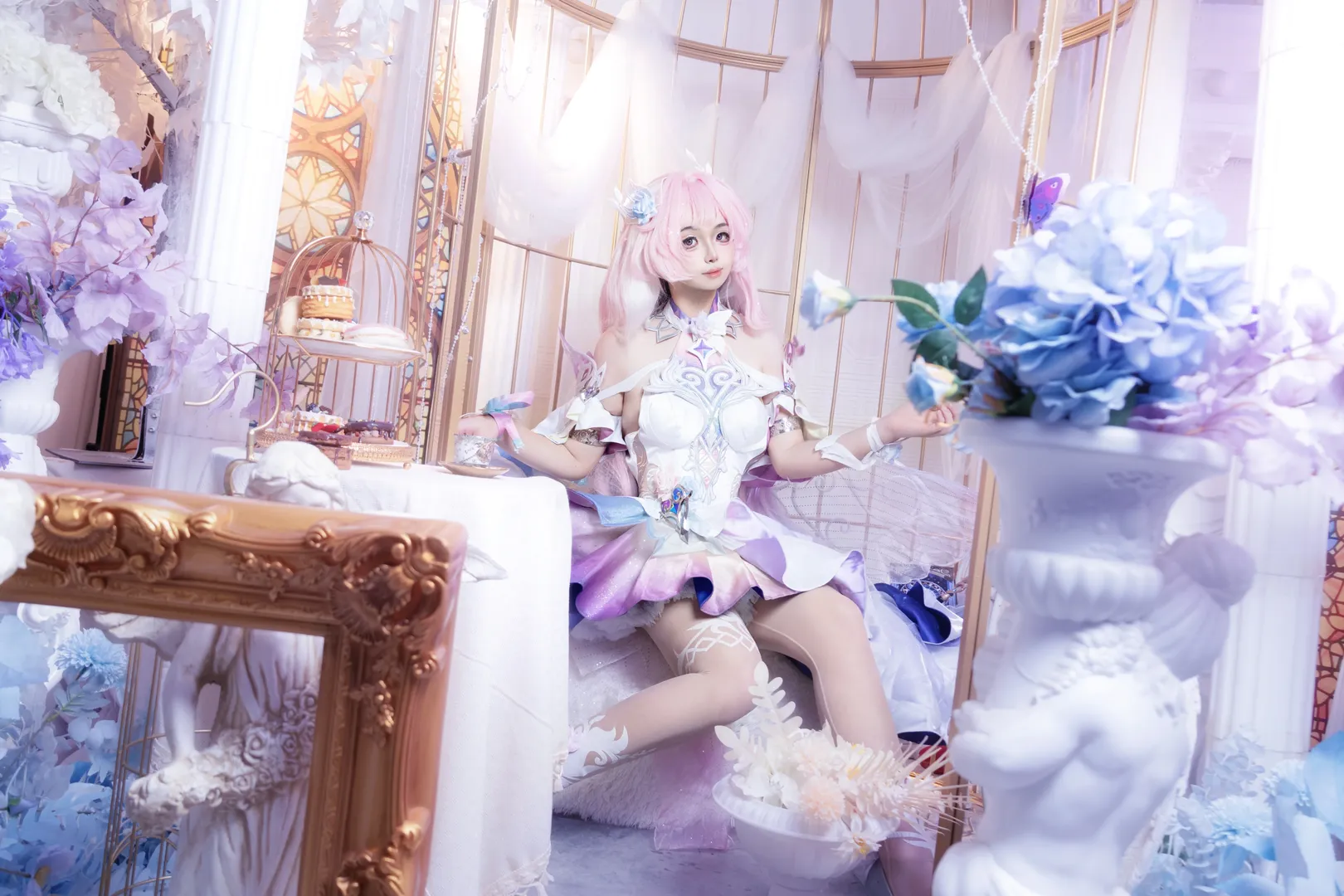 【昔涟cos】崩坏星穹铁道中的梦幻少女时光 - 第 1 张