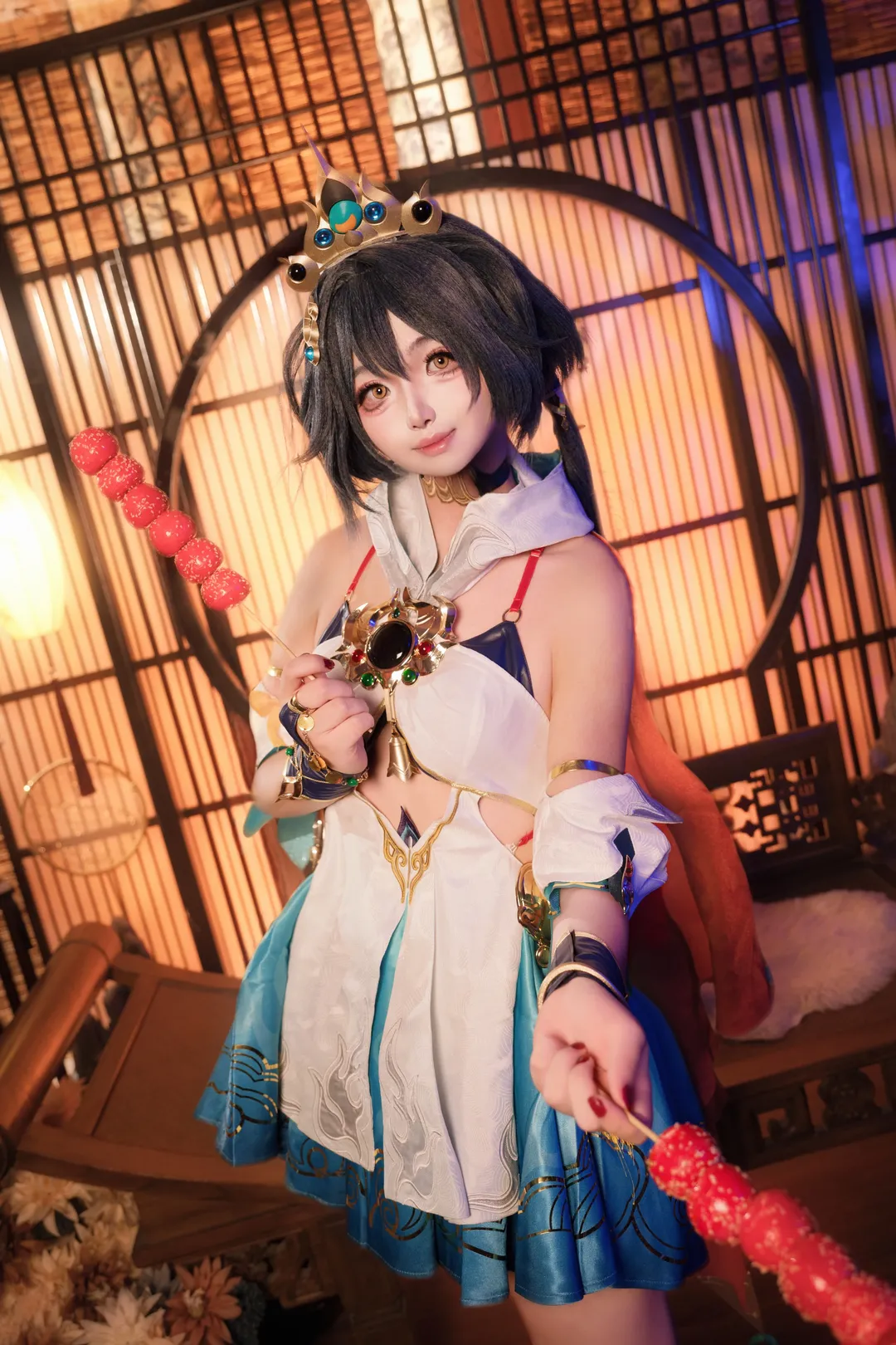 【雲璃cos】崩壞星穹鐵道里的持劍少女，今天也愛吃糖葫蘆 - 第 1 張