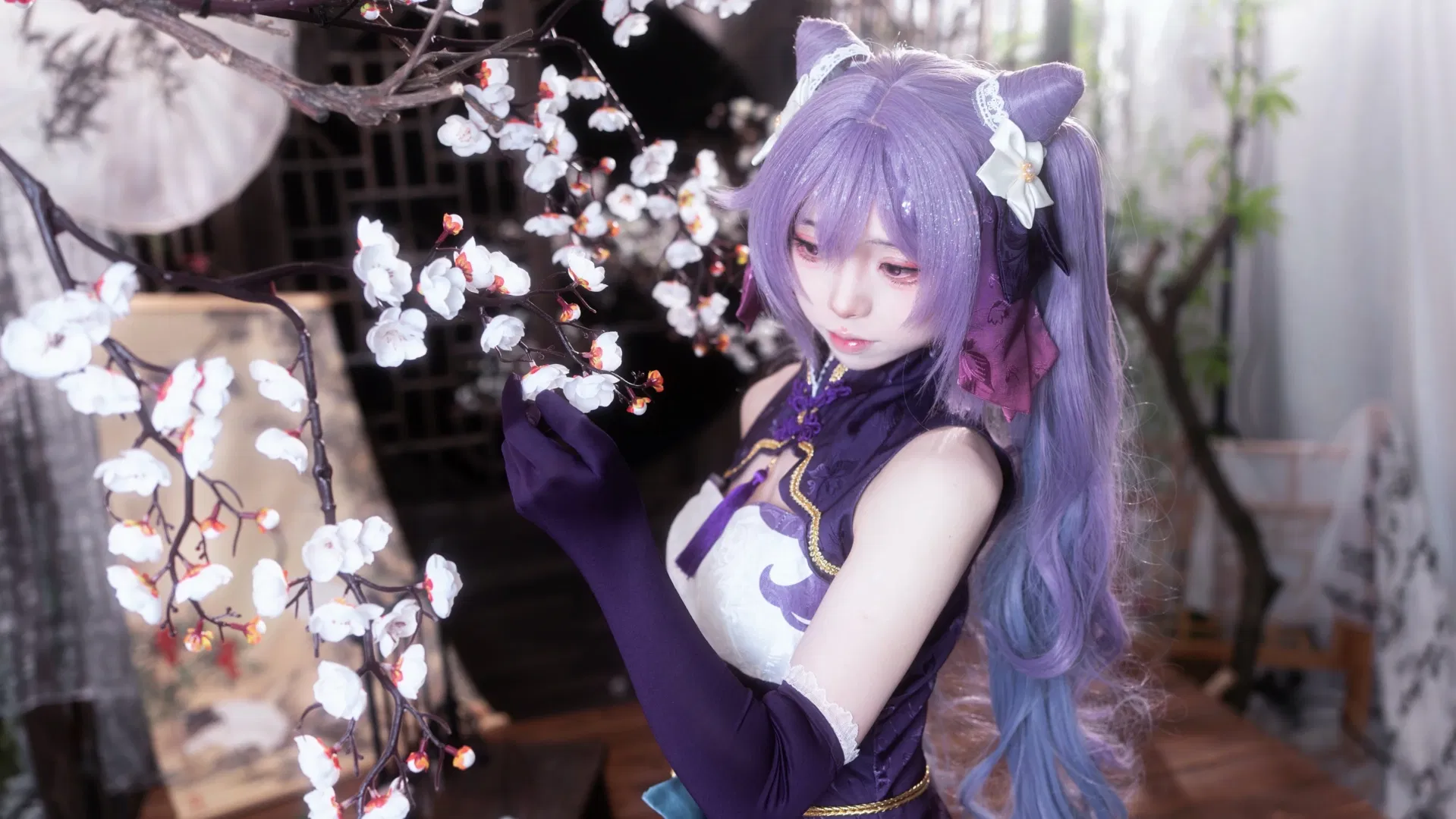 【刻晴cos】原神璃月七星旗袍造型的细节还原 - 第 4 张