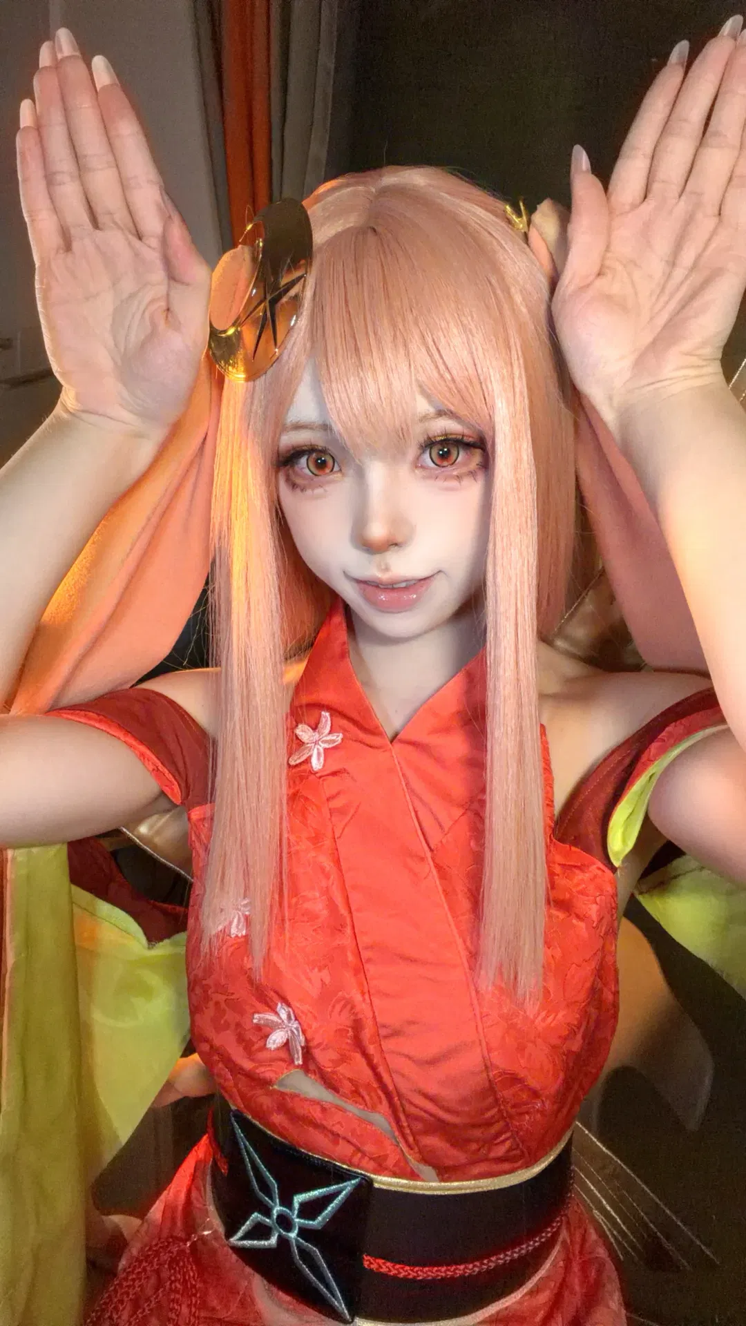 【輝夜cos】超時空輝夜姬的中秋紅裝拍攝記錄