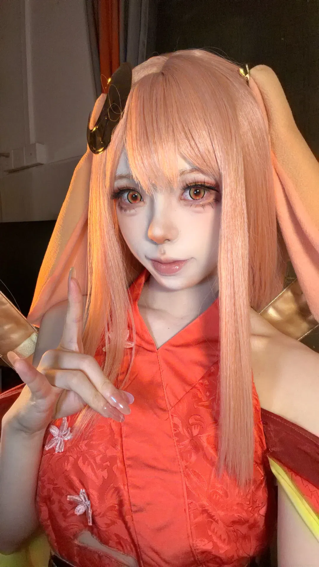 【辉夜cos】超时空辉夜姬的中秋红装拍摄记录 - 第 3 张