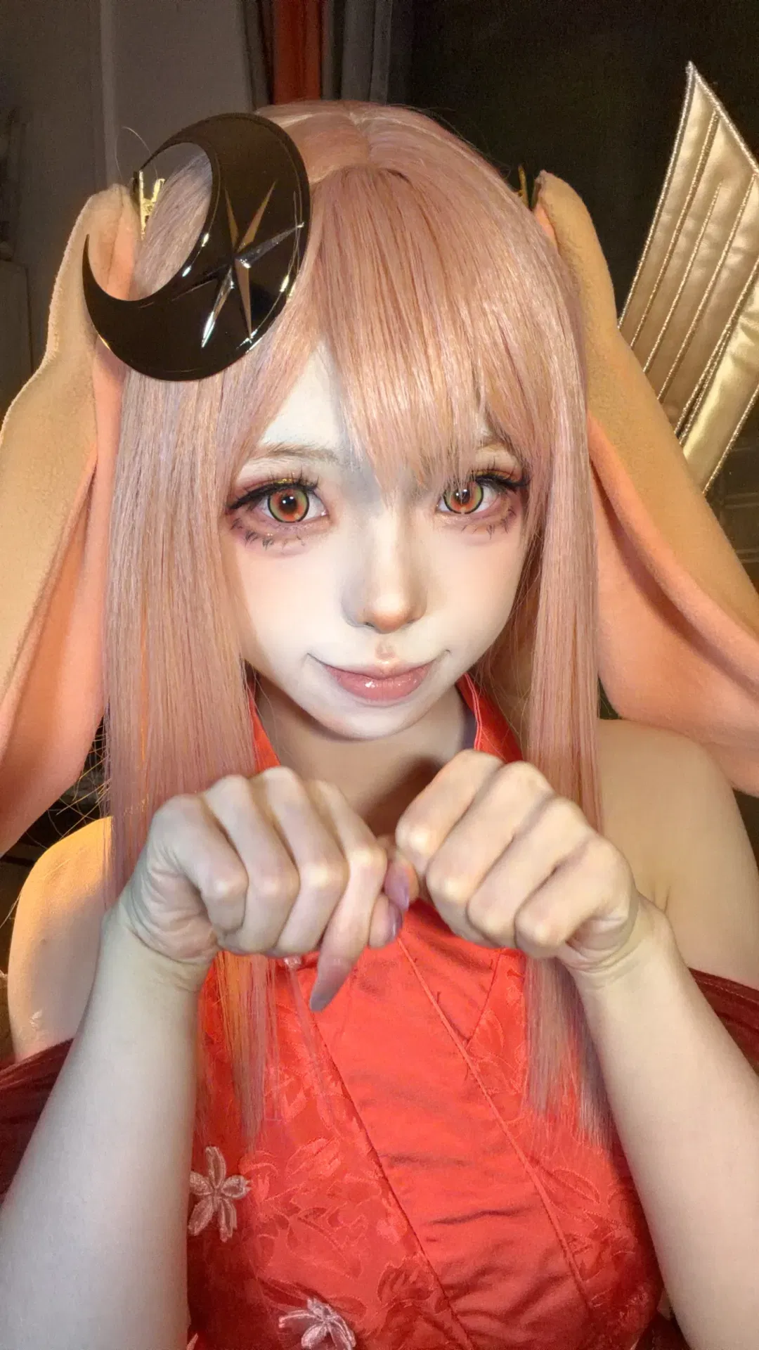 【辉夜cos】超时空辉夜姬的中秋红装拍摄记录 - 第 4 张