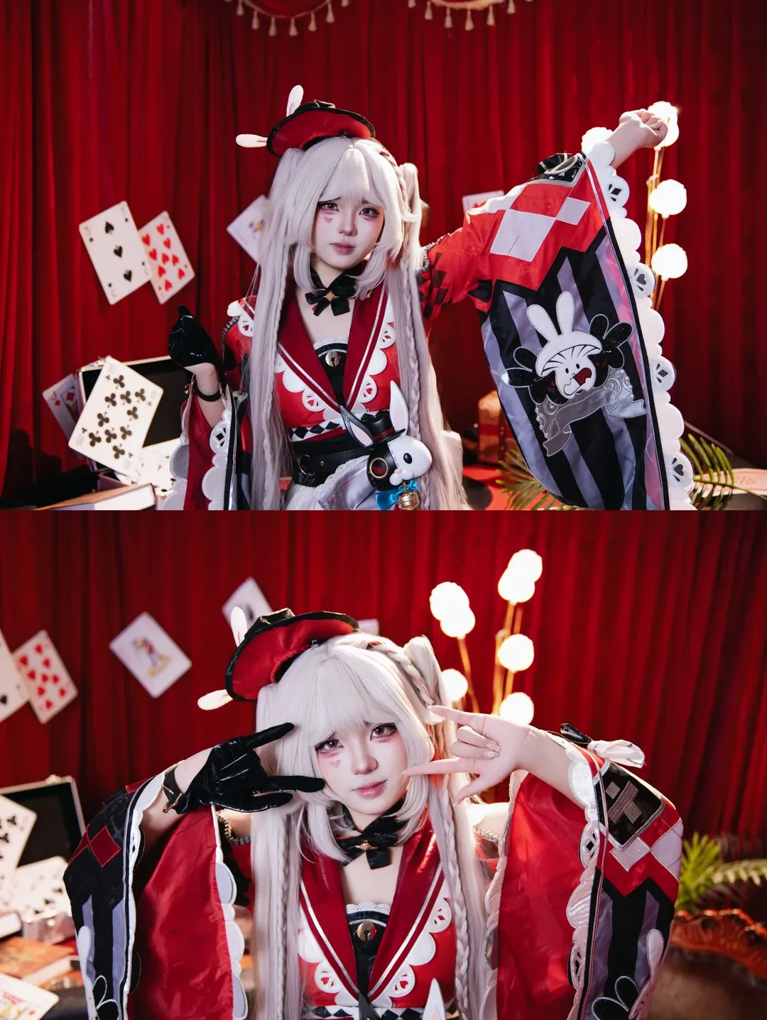 【火花cos】崩坏星穹铁道，红幕布下的兔耳魔术师 - 第 1 张
