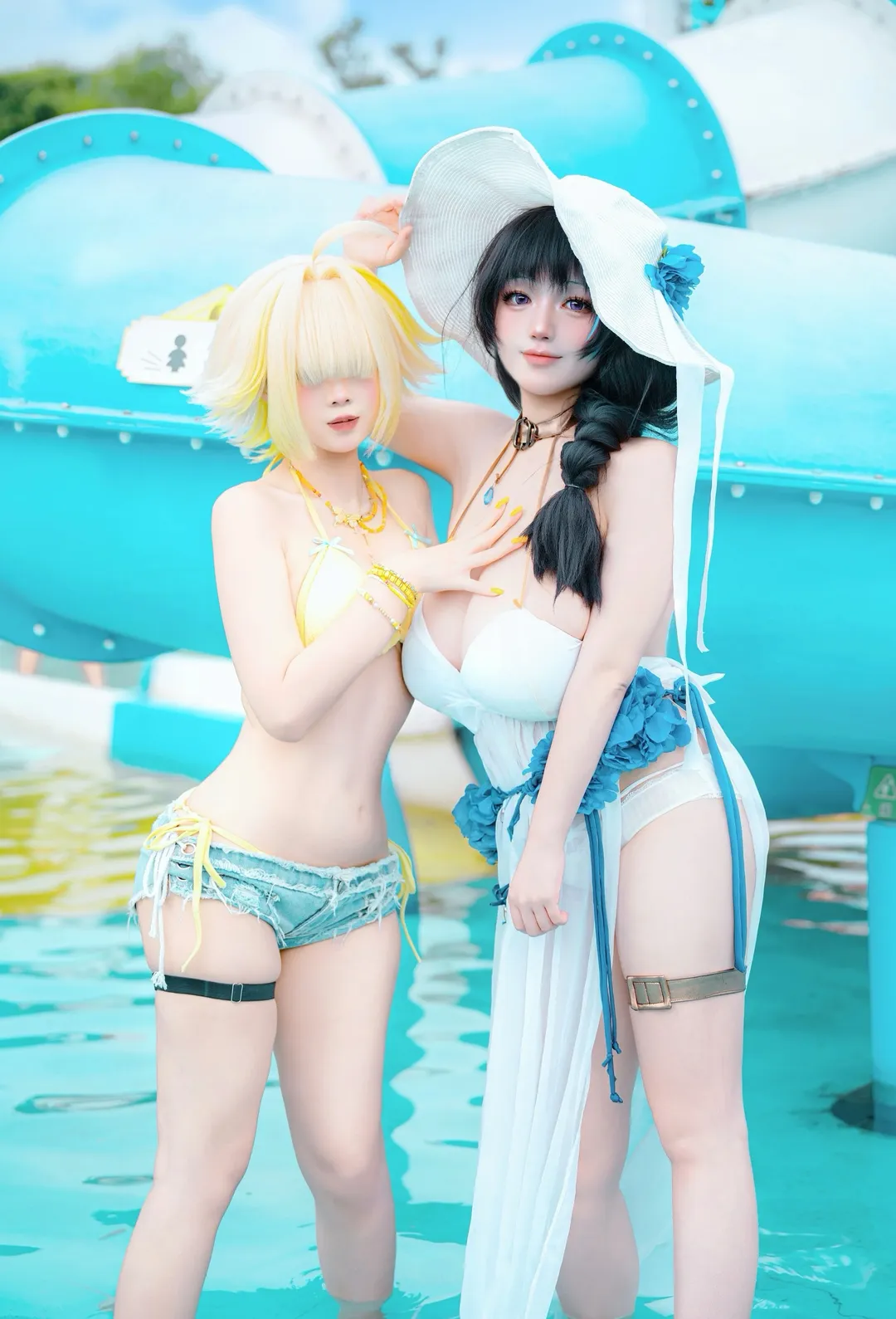 【梅里cos】勝利女神妮姬夏日泳裝私設 - 第 2 張