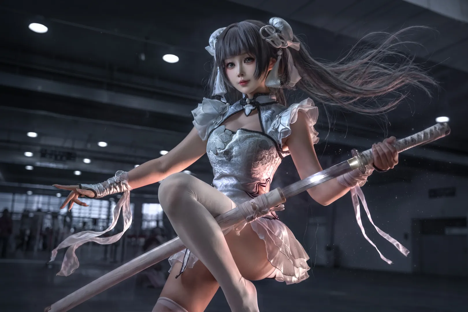 【殷紫萍cos】永劫无间玉髓冰心，拔刀不仅能治病救人 - 第 2 张