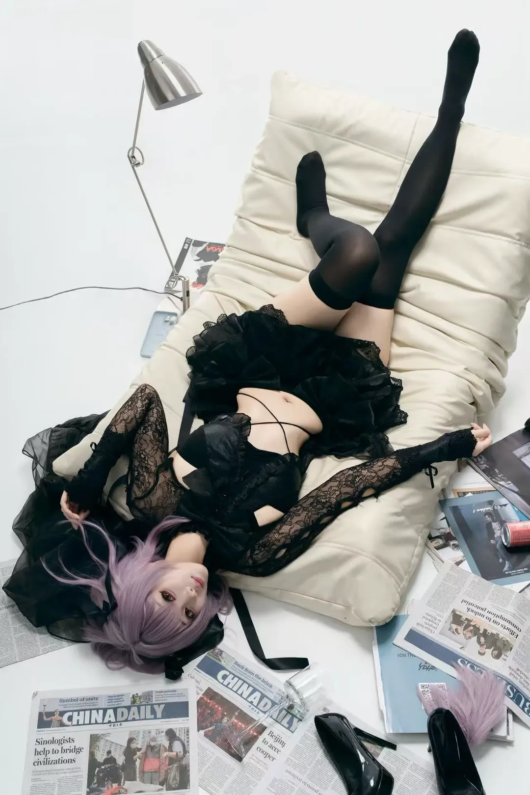 【莉贝雷莉奥cos】胜利女神nikke小水母居家观察日记 - 第 1 张