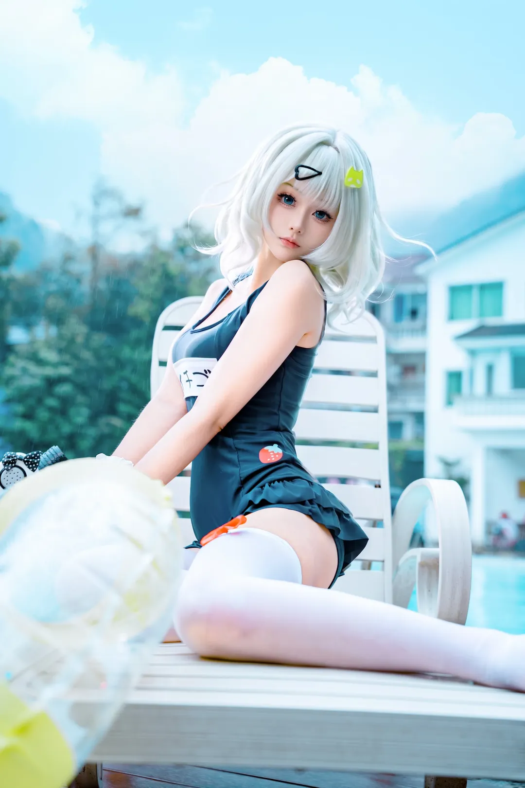 【千夏cos】絕區零千夏泳裝，泳池邊的清涼一夏 - 第 1 張