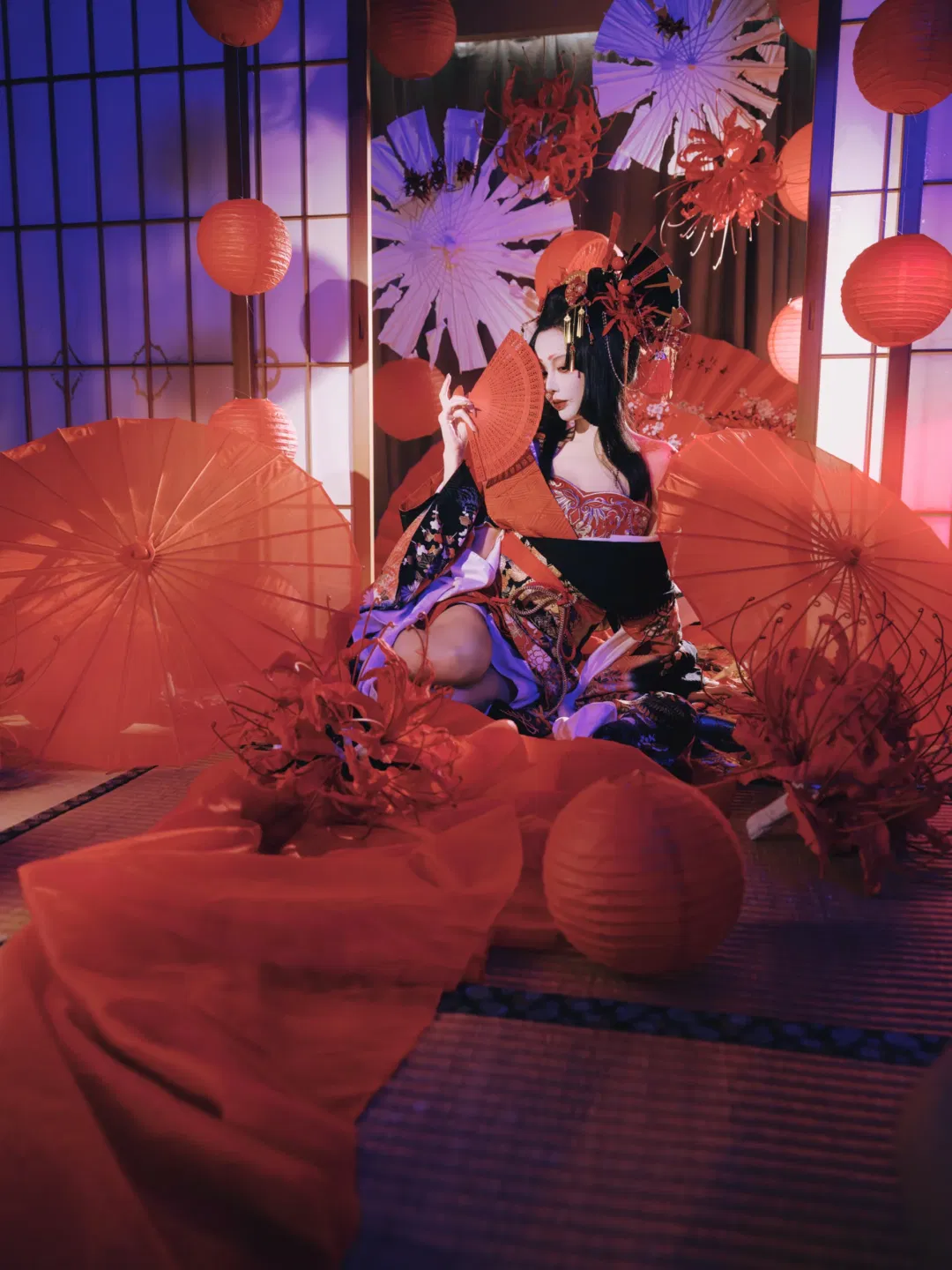 和風花魁與彼岸花的絕美邂逅 - 第 2 張
