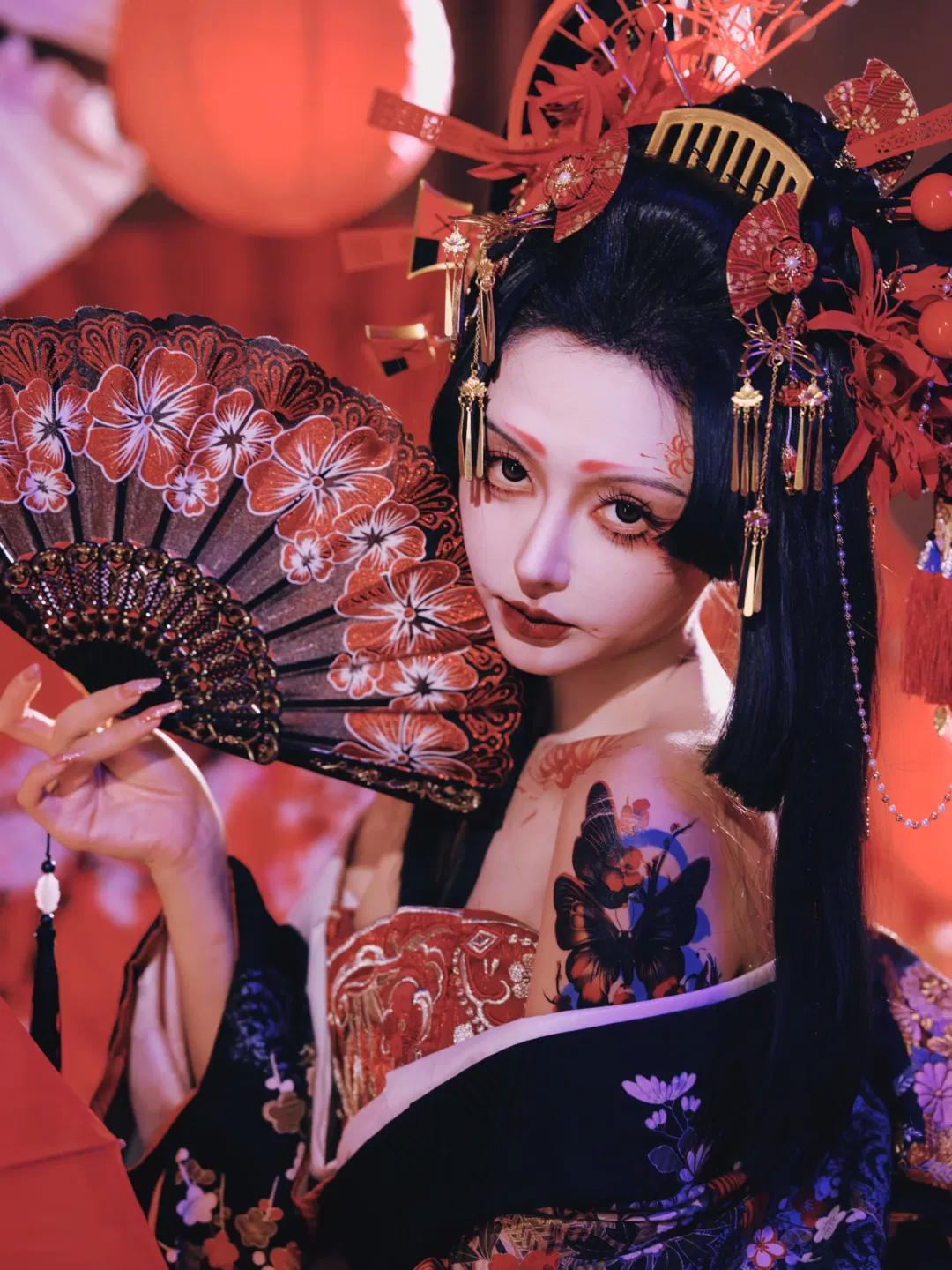 和風花魁與彼岸花的絕美邂逅 - 第 3 張