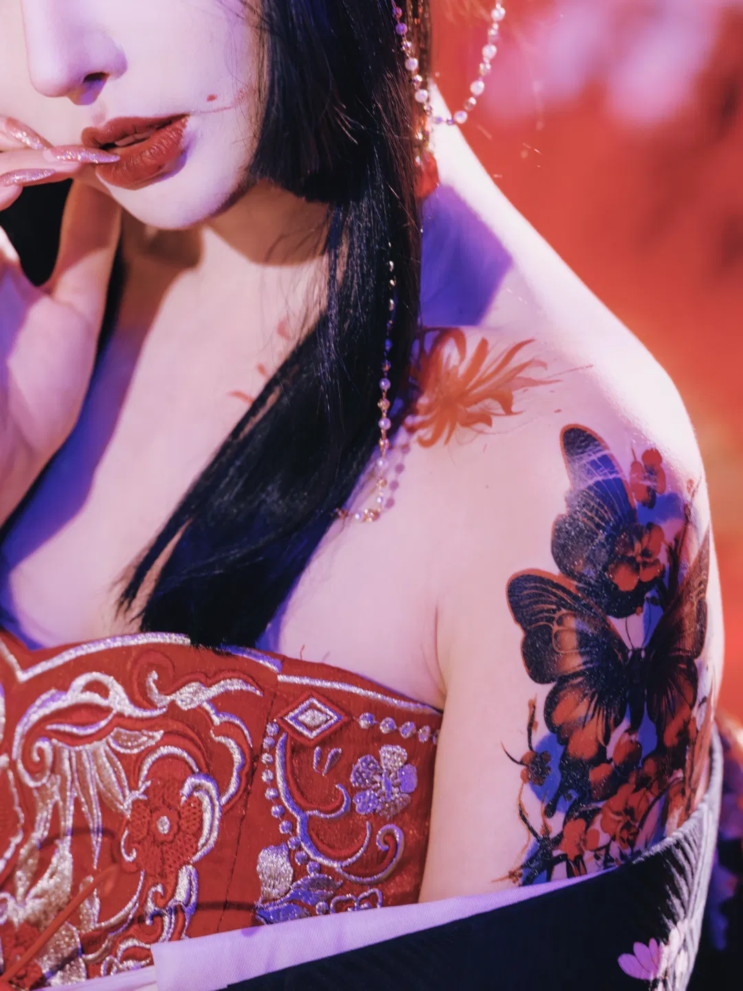 和風花魁與彼岸花的絕美邂逅 - 第 6 張