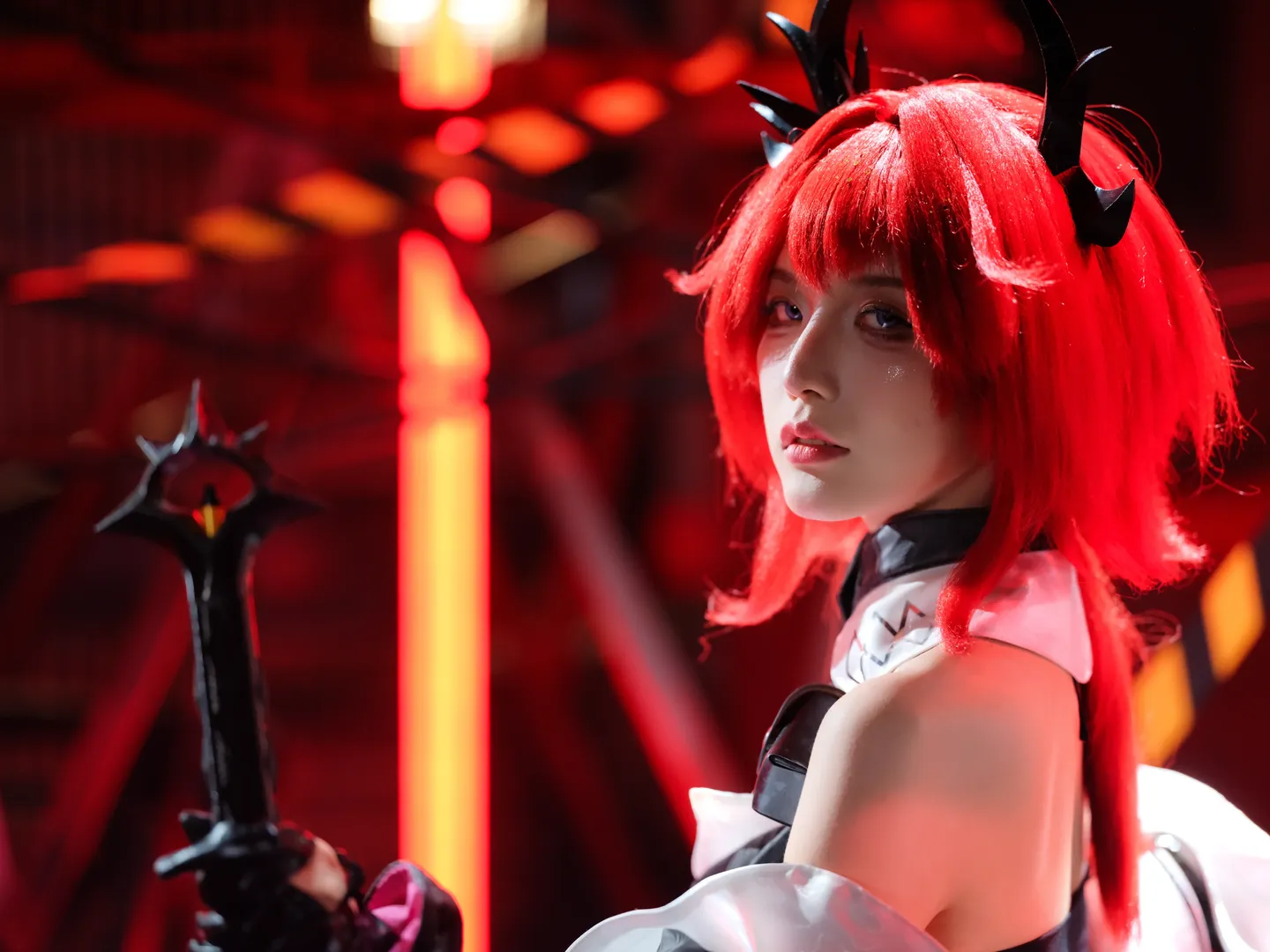 【萊萬汀cos】明日方舟紅髮惡魔的工業機械廢墟記錄 - 第 8 張